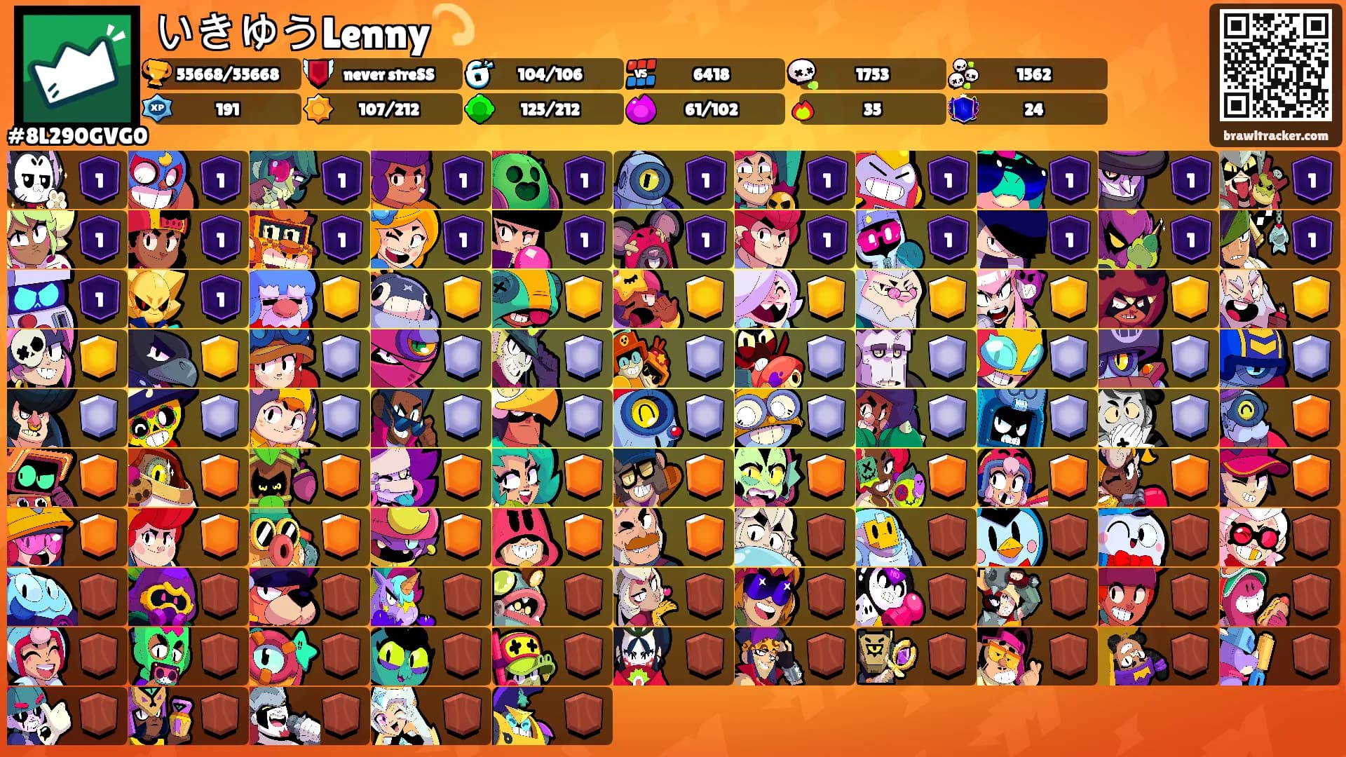 いきゆうLenny💫's Ranks