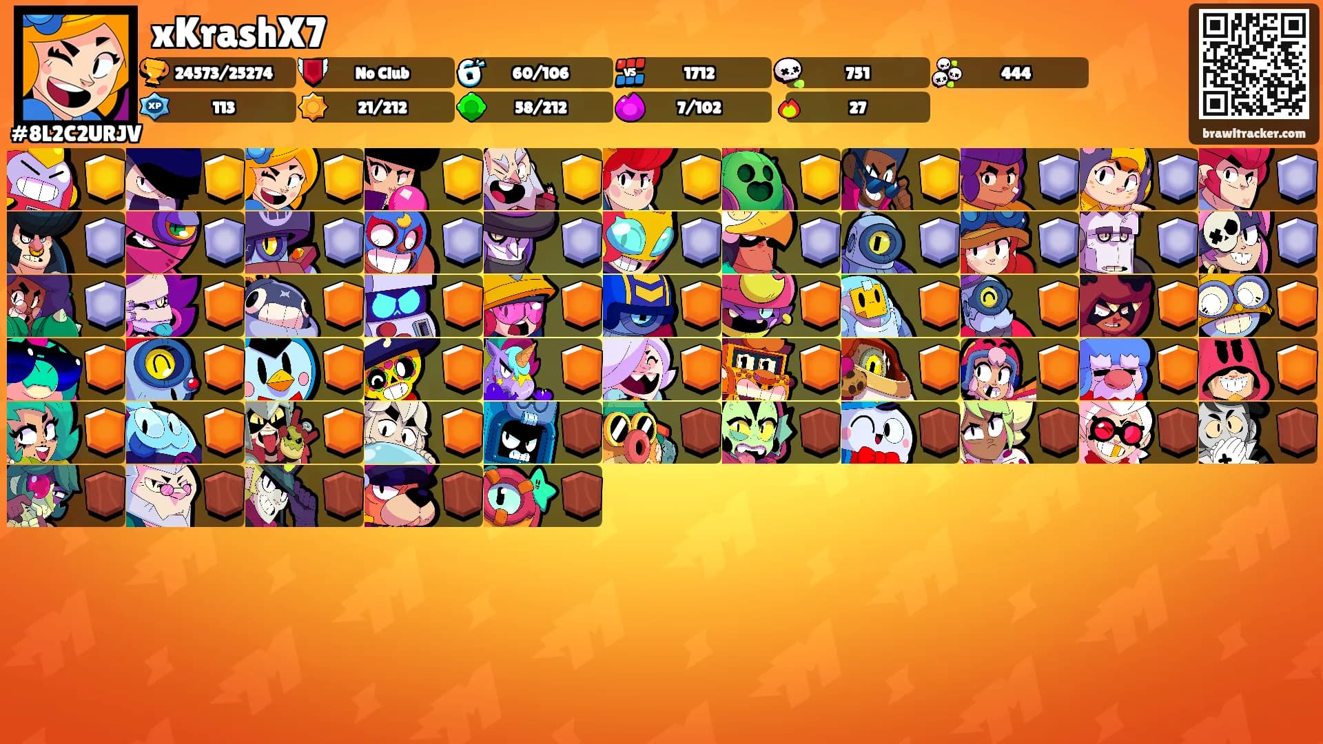 xKrashX7's Ranks