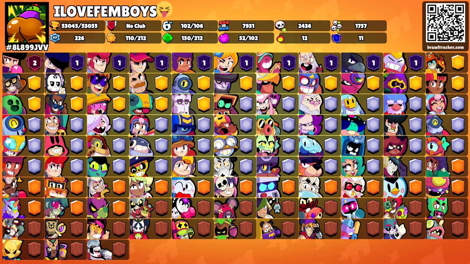 ILOVEFEMBOYS😝's Ranks