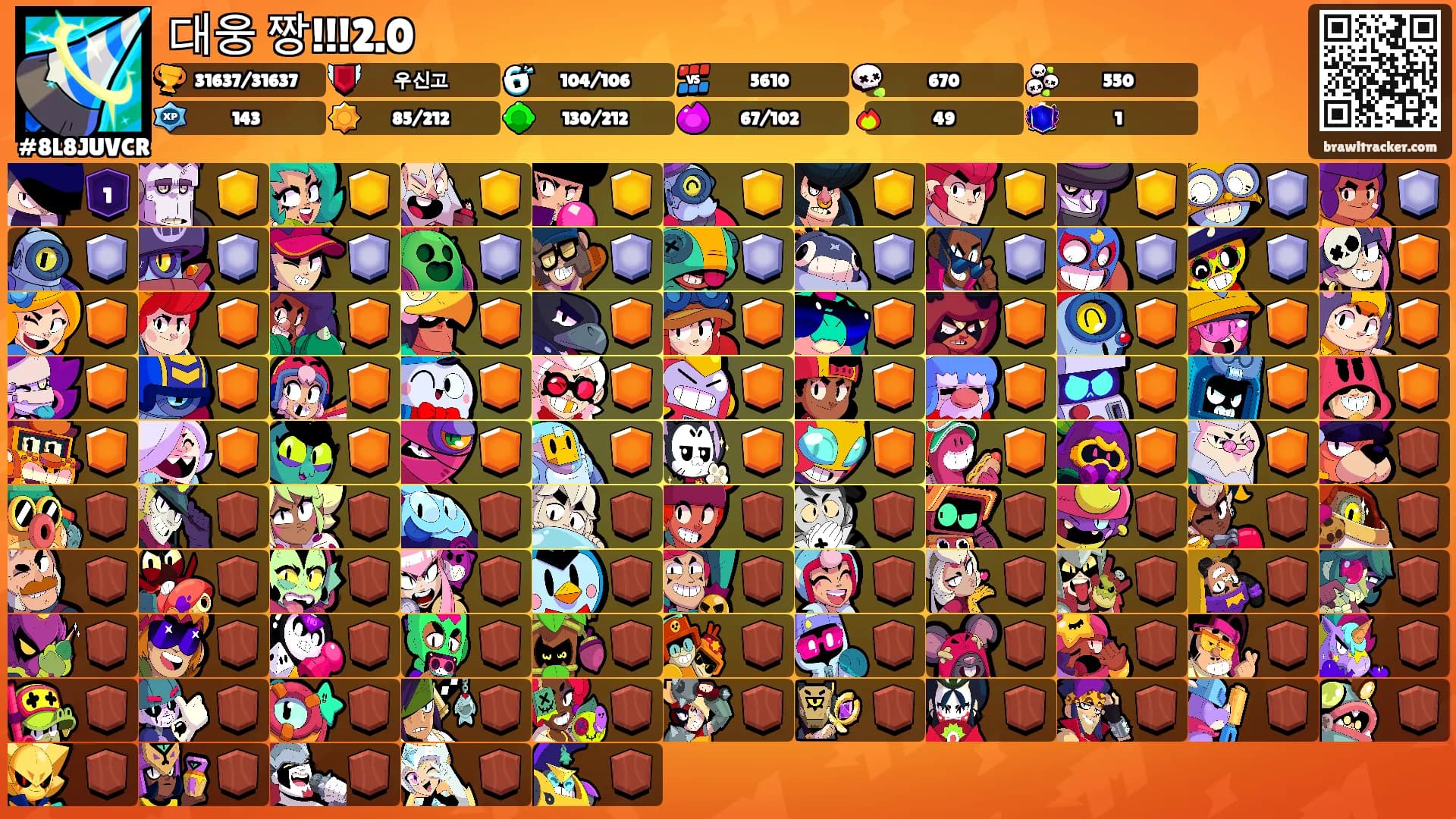 대웅 짱!!!2.0's Ranks