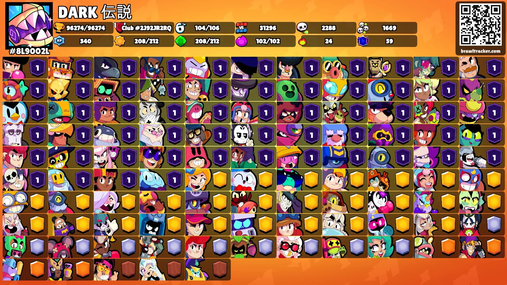 DARK 伝説's Ranks