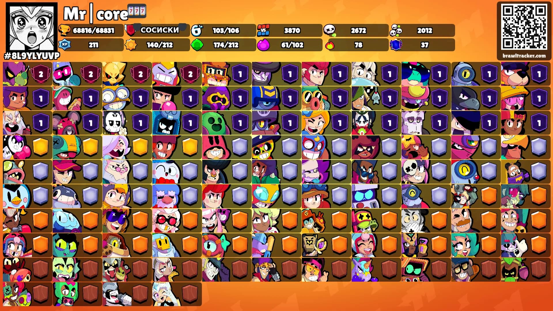 Mr|core🎰's Ranks