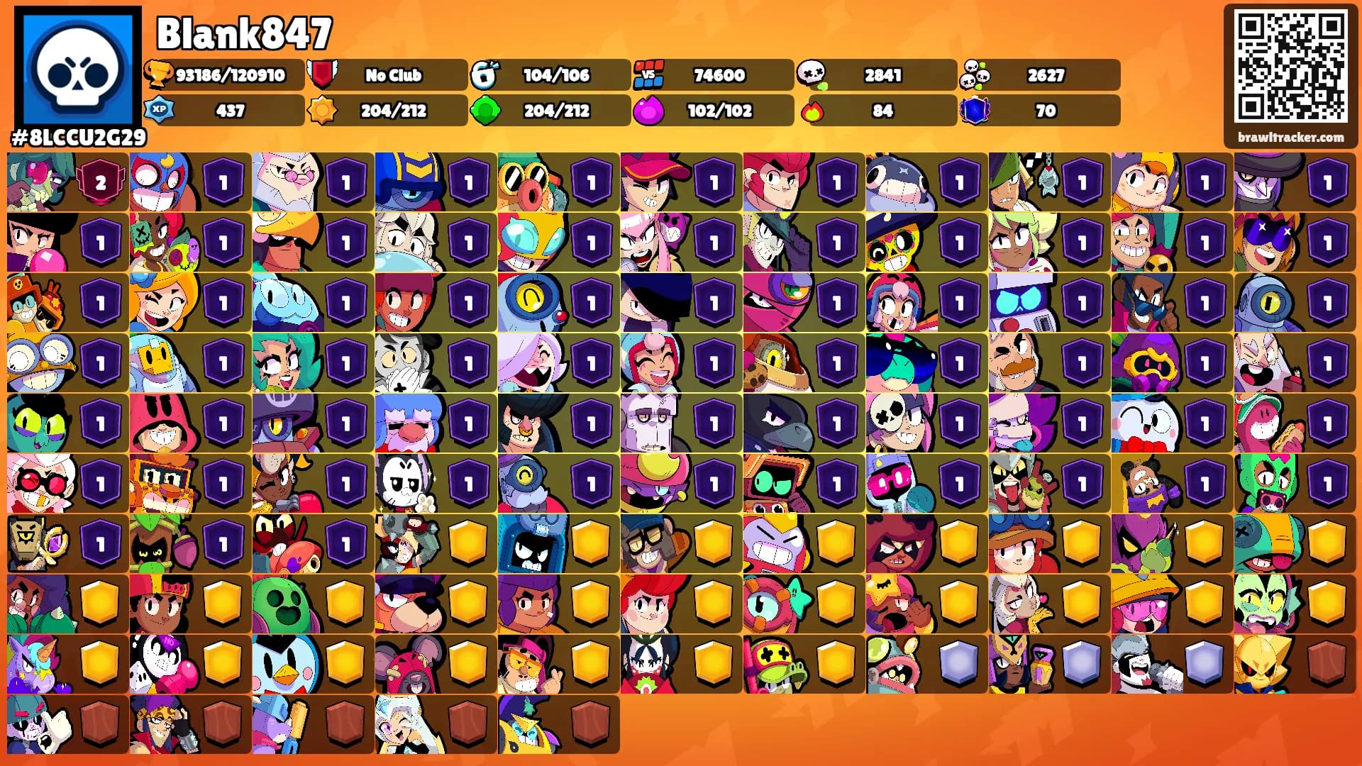 Blank847's Ranks