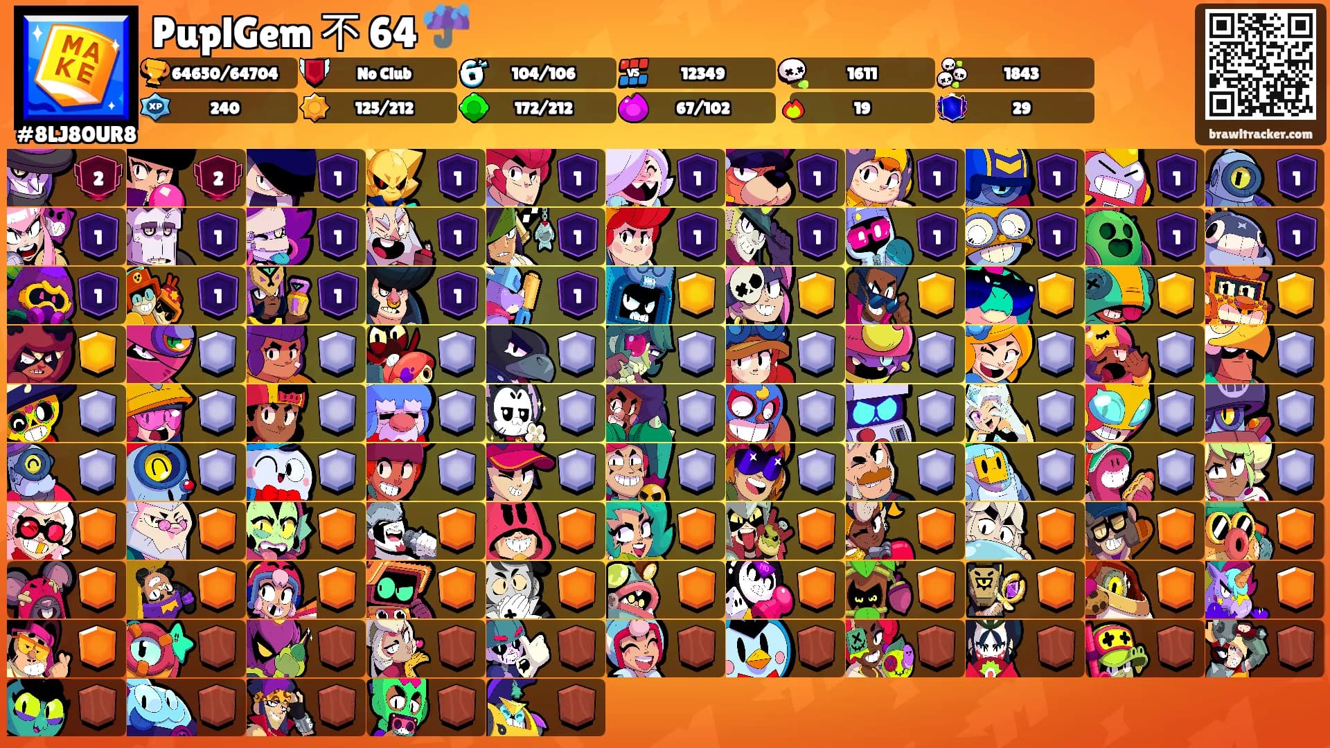PuplGem 不 64 ☔'s Ranks