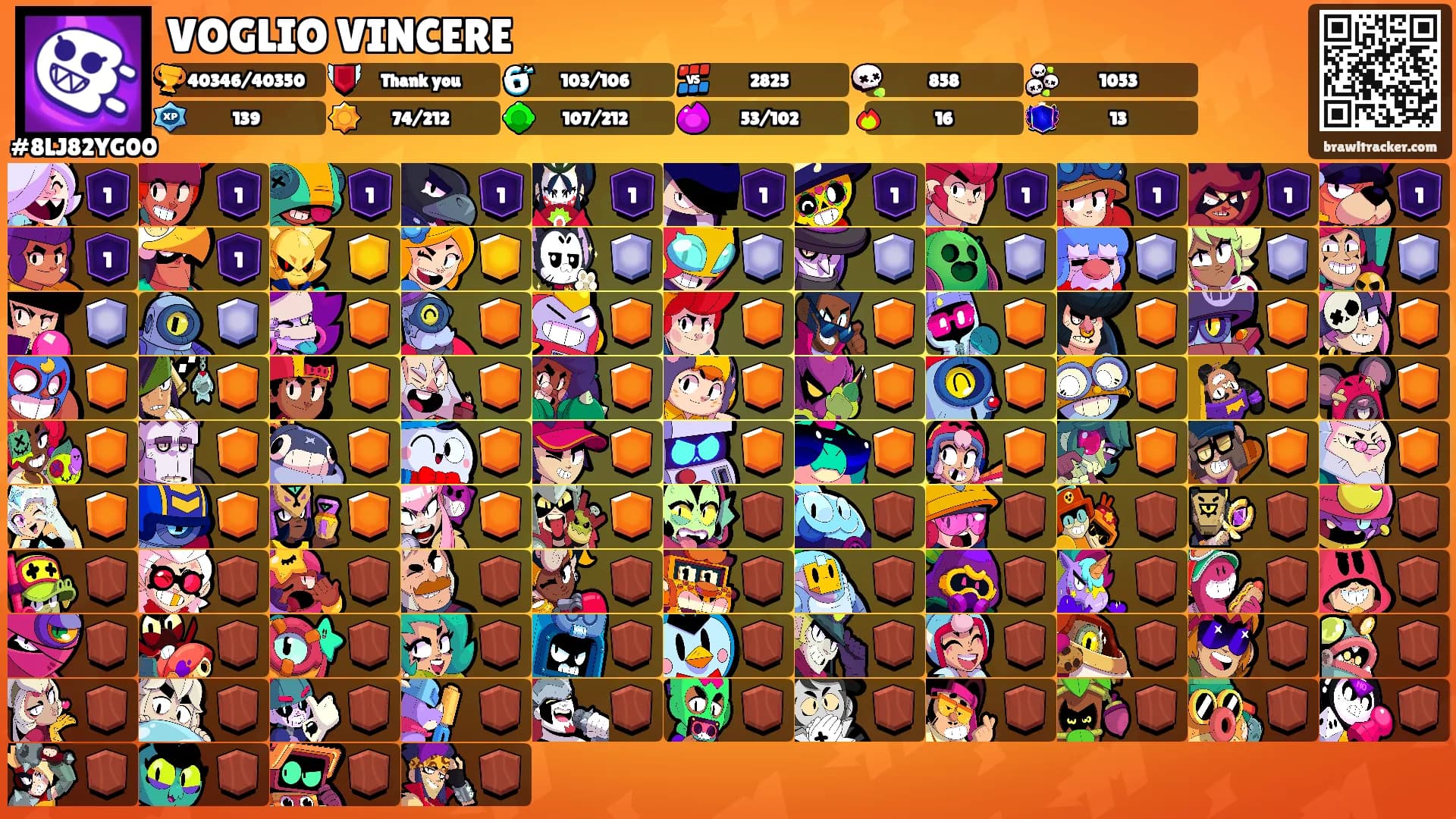 VOGLIO VINCERE's Ranks