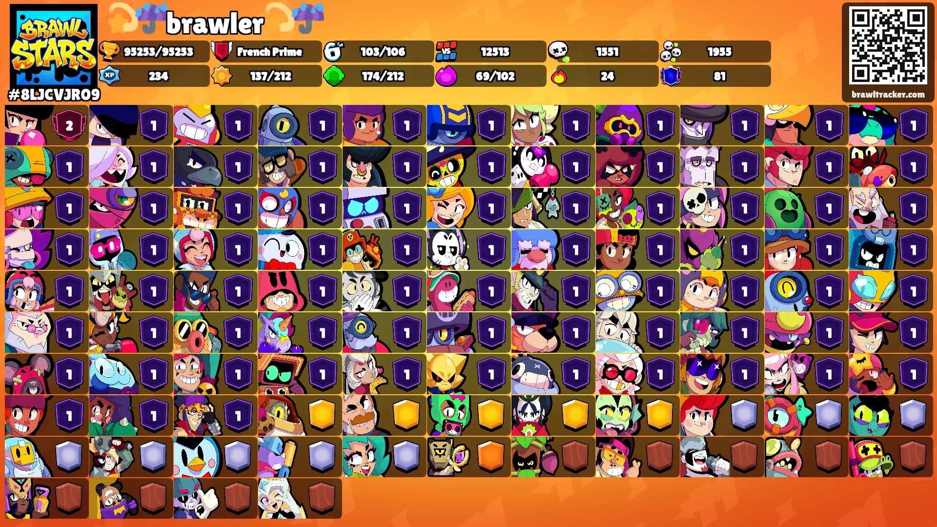 💫☔️brawler💫☔️'s Ranks