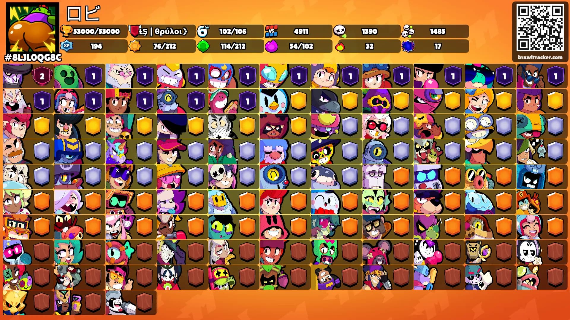 ロビ's Ranks