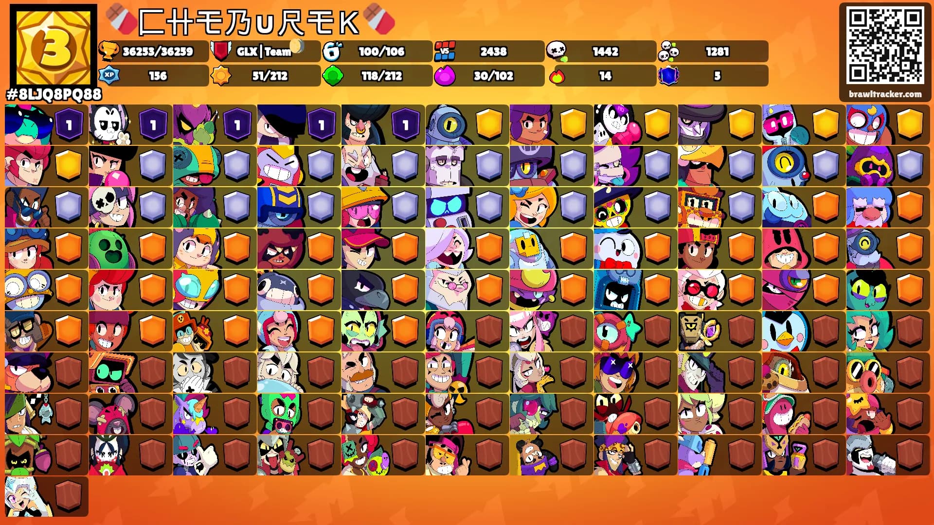 🍫匚卄モ乃∪尺モＫ🍫's Ranks