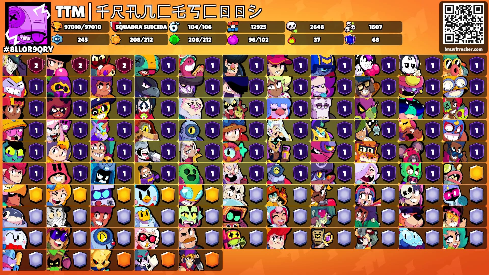 TTM|千尺卂几匚乇丂匚ㄖㄖシ's Ranks
