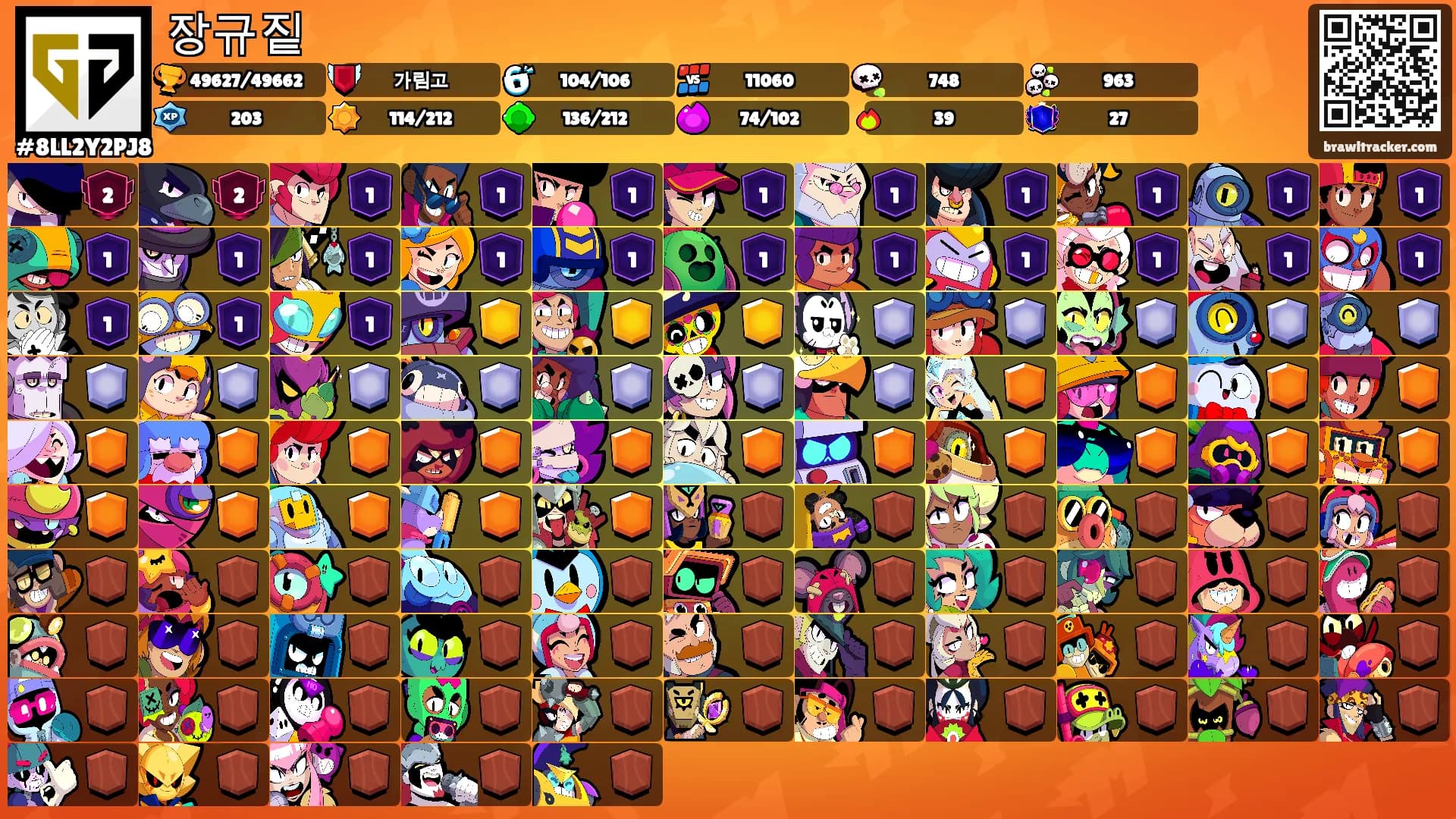 장규짙's Ranks