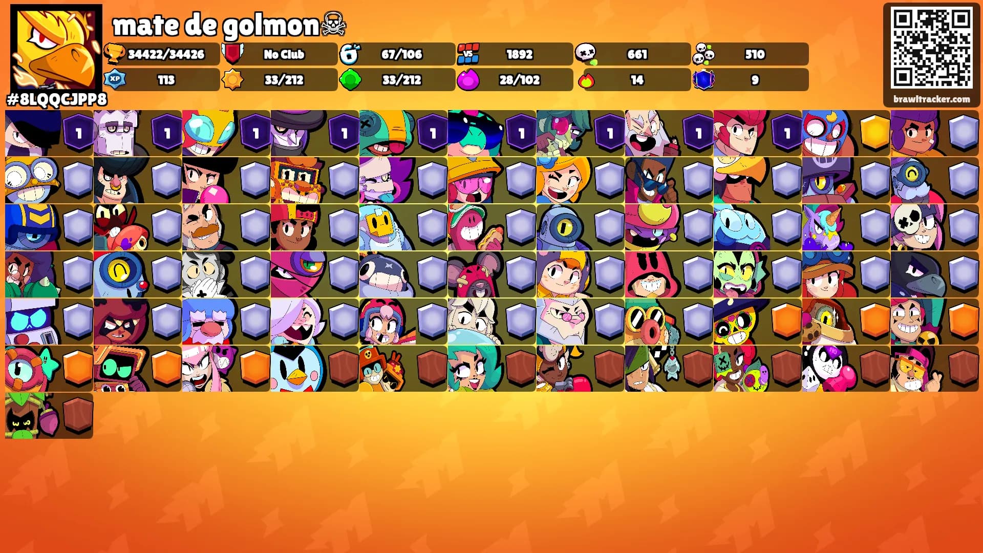 mate de golmon☠'s Ranks