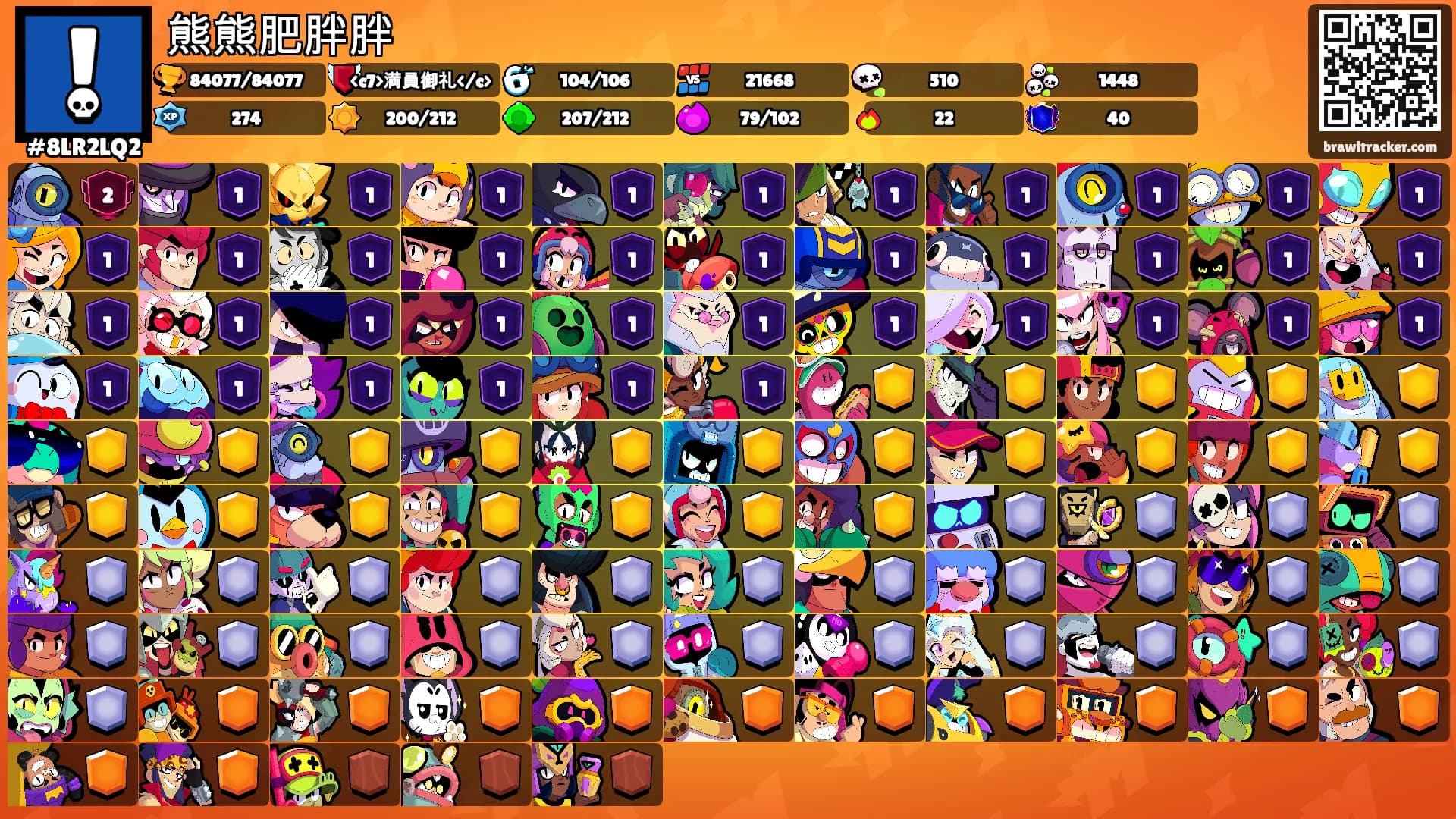 熊熊肥胖胖's Ranks