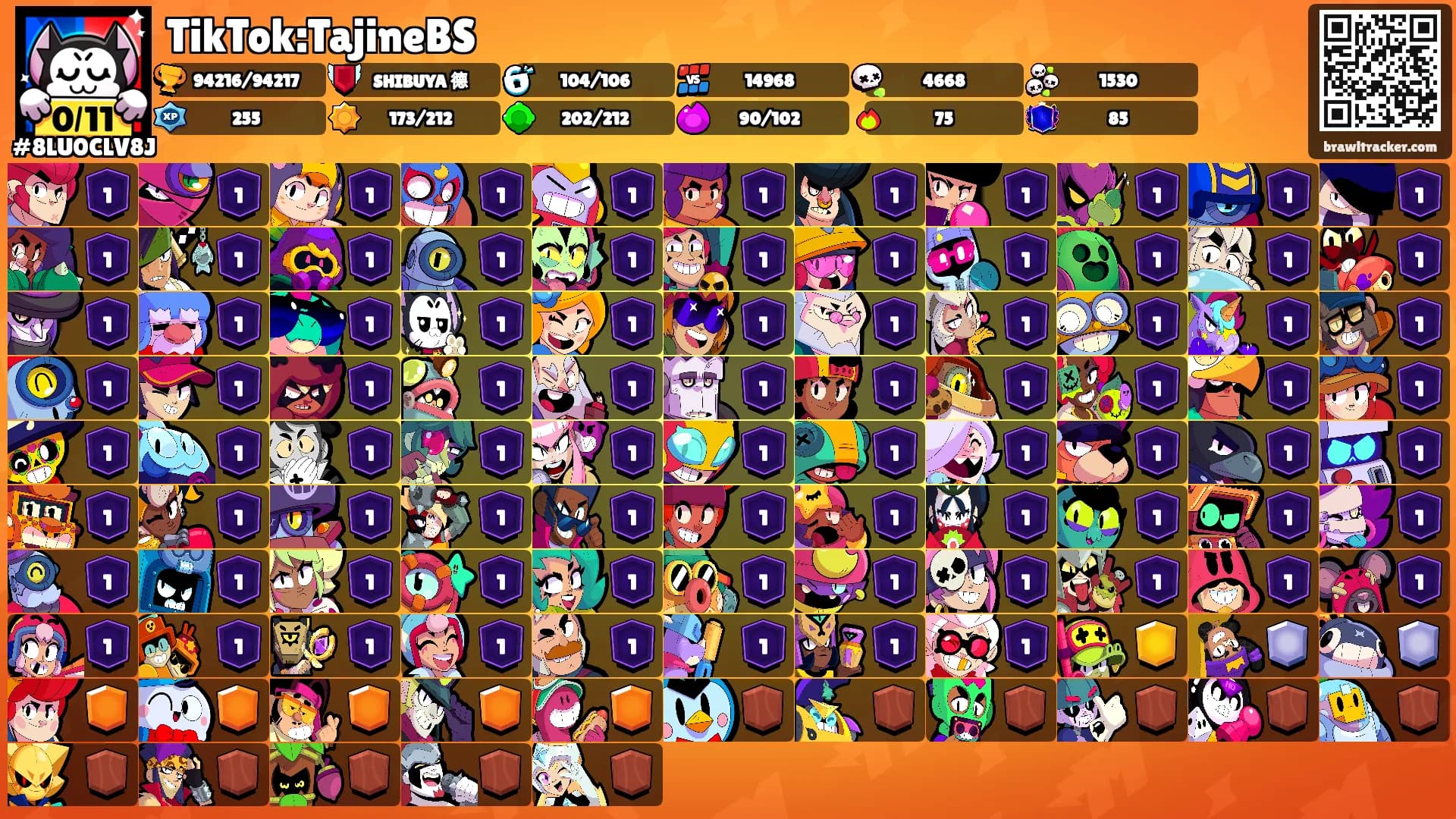 TikTok:TajineBS's Ranks