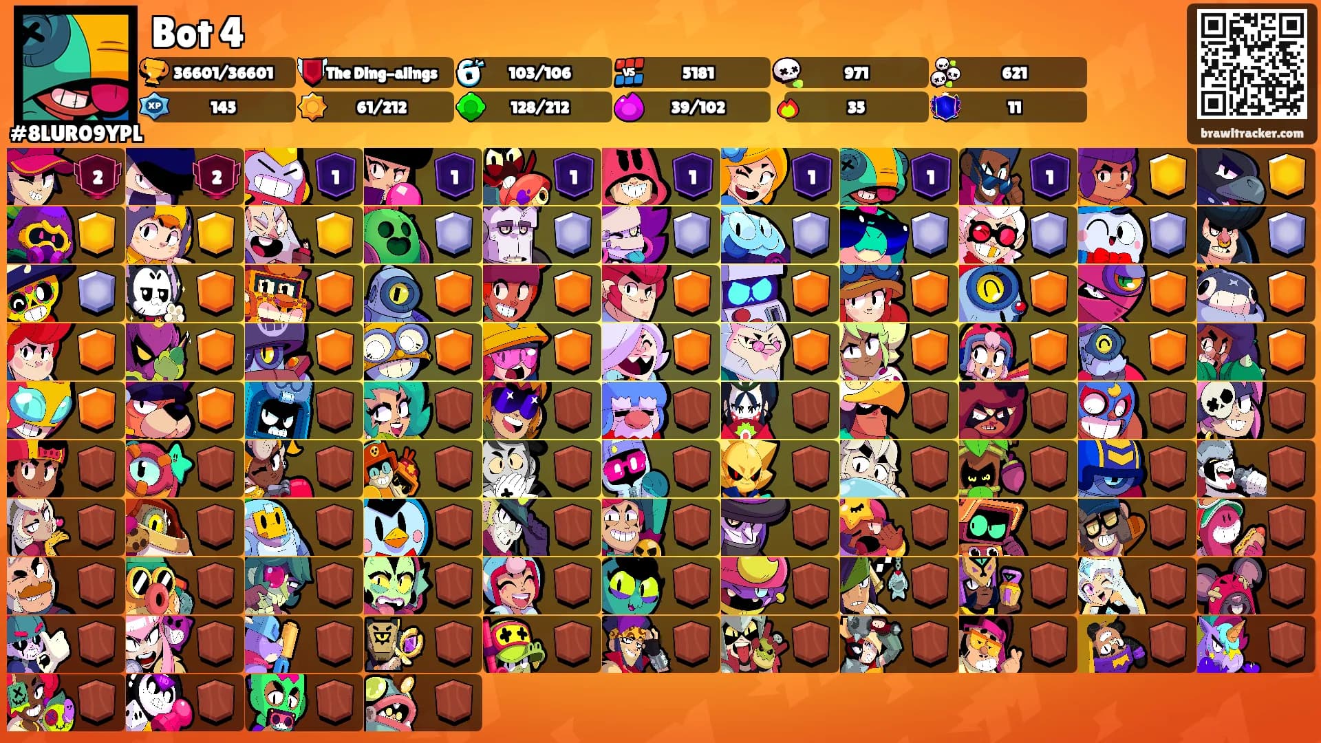 Bot 4's Ranks
