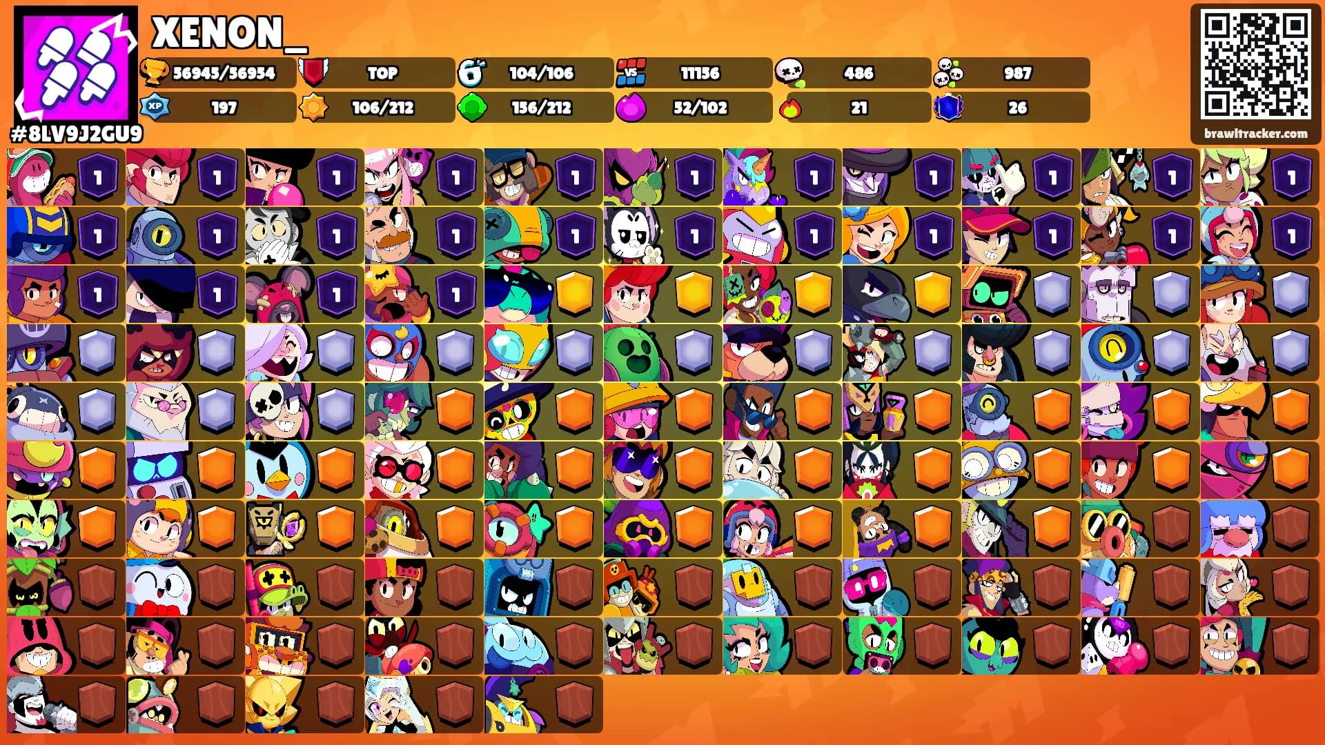 XENON_'s Ranks