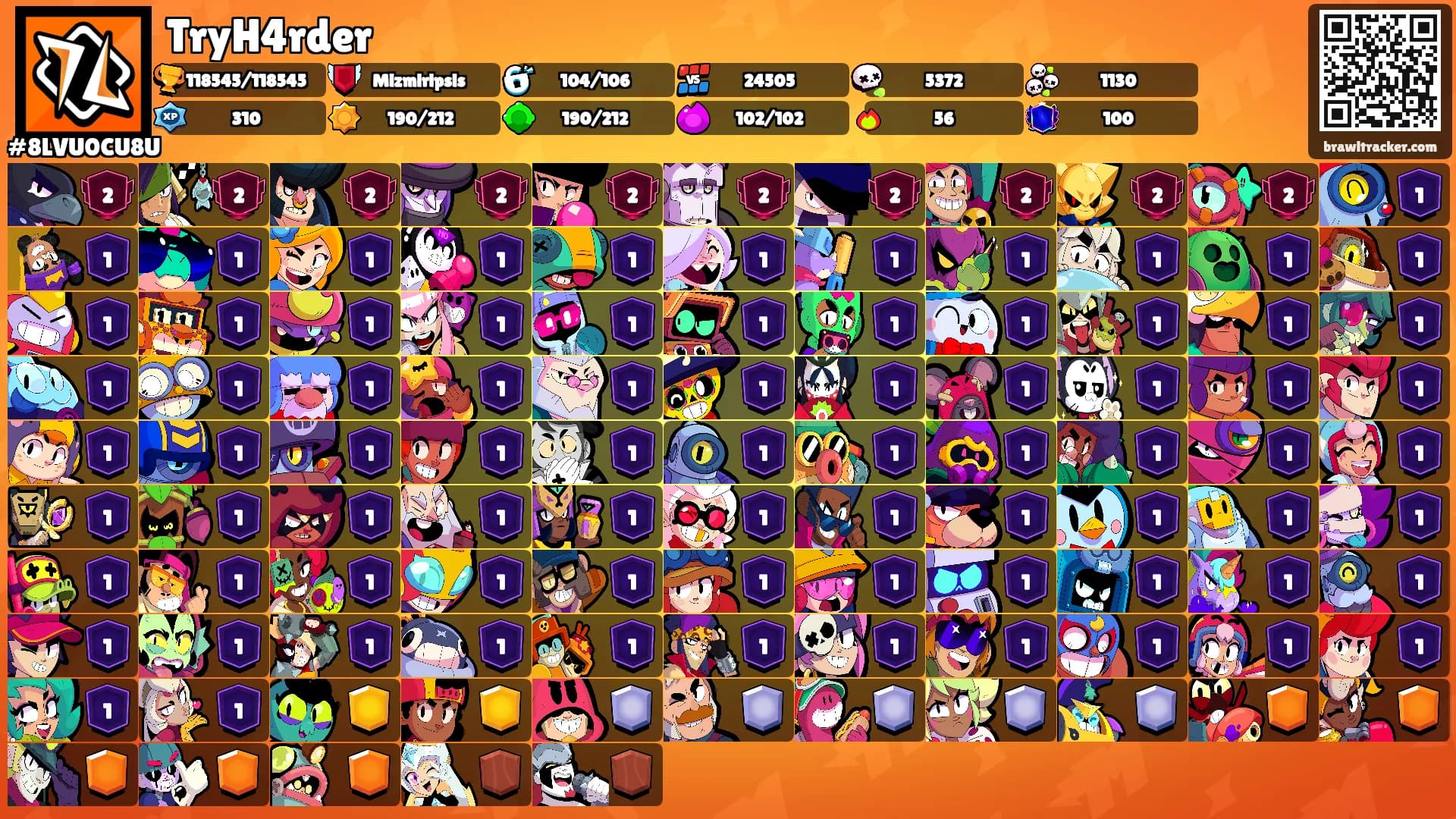 TryH4rder's Ranks