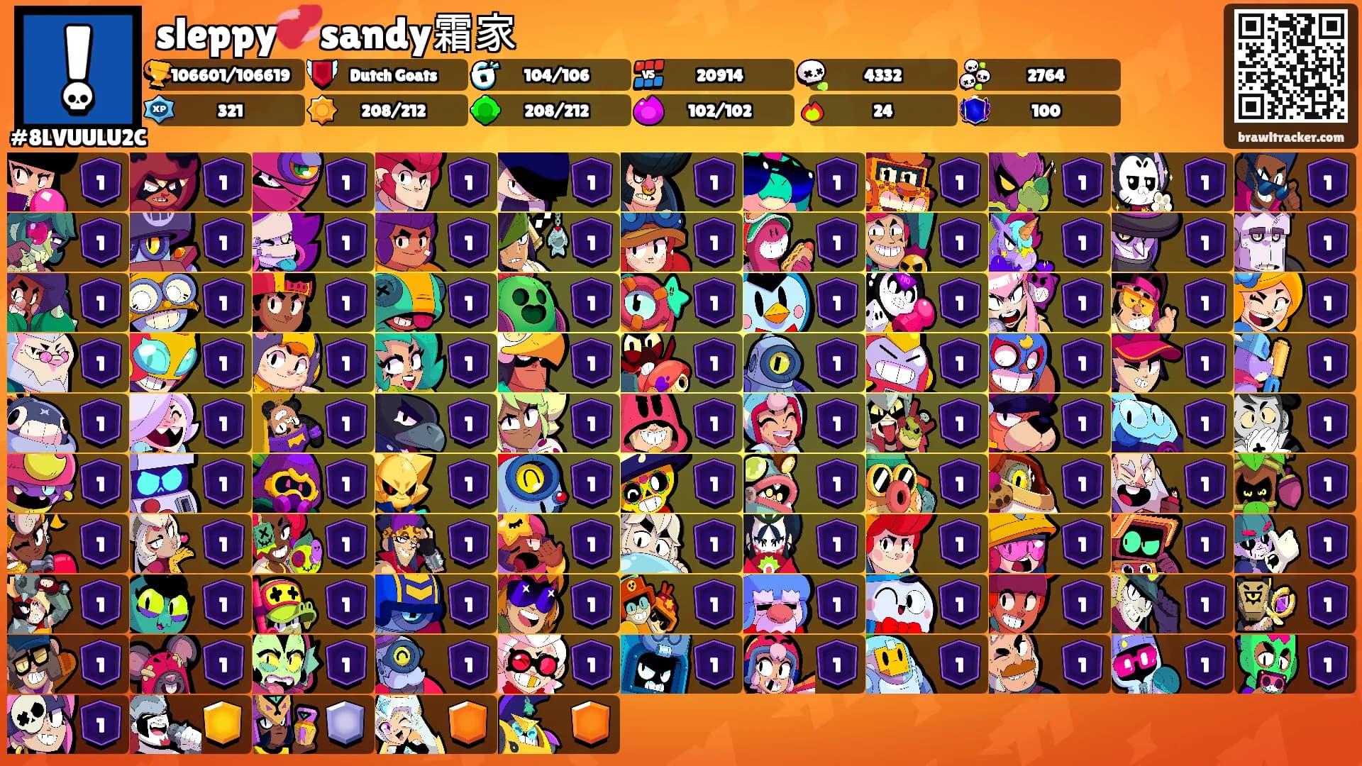 sleppy💞sandy霜家's Ranks