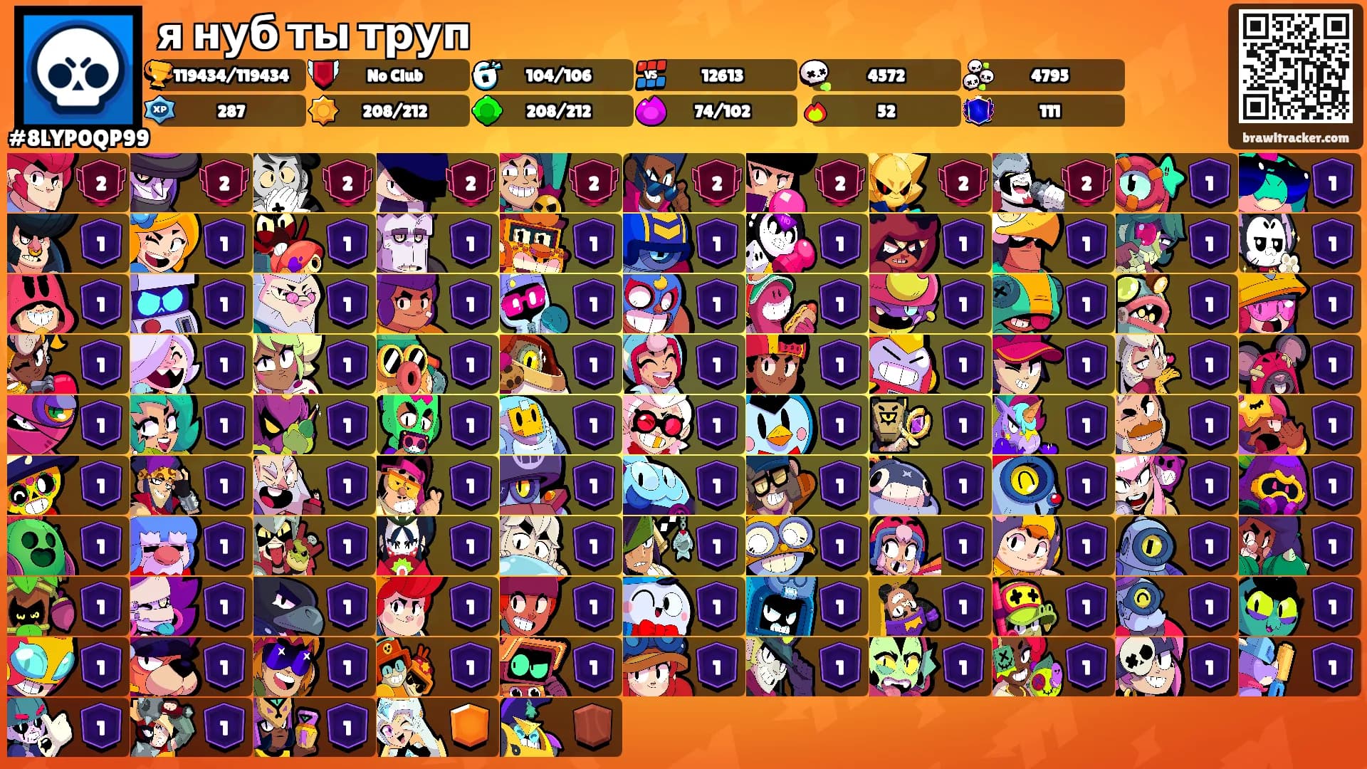 я нуб ты труп's Ranks