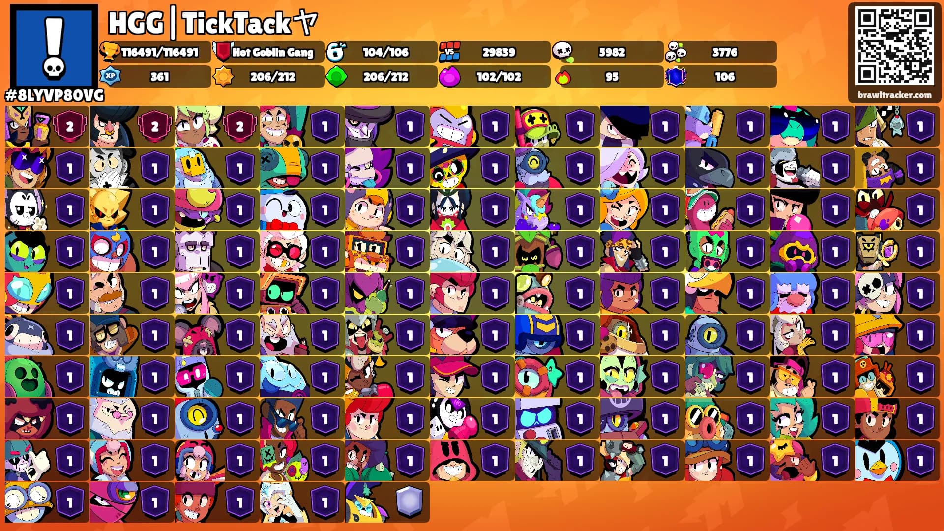 HGG|TickTackヤ's Ranks