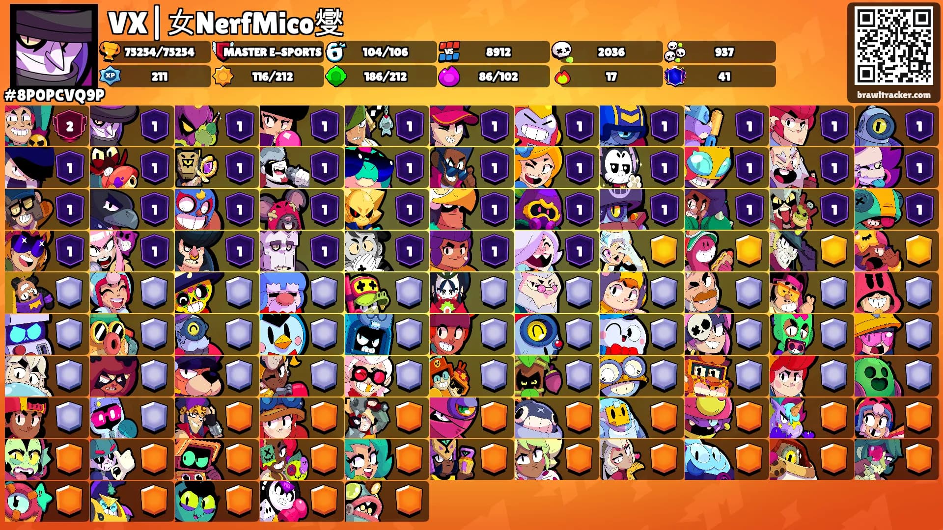 VX|女NerfMico燮's Ranks