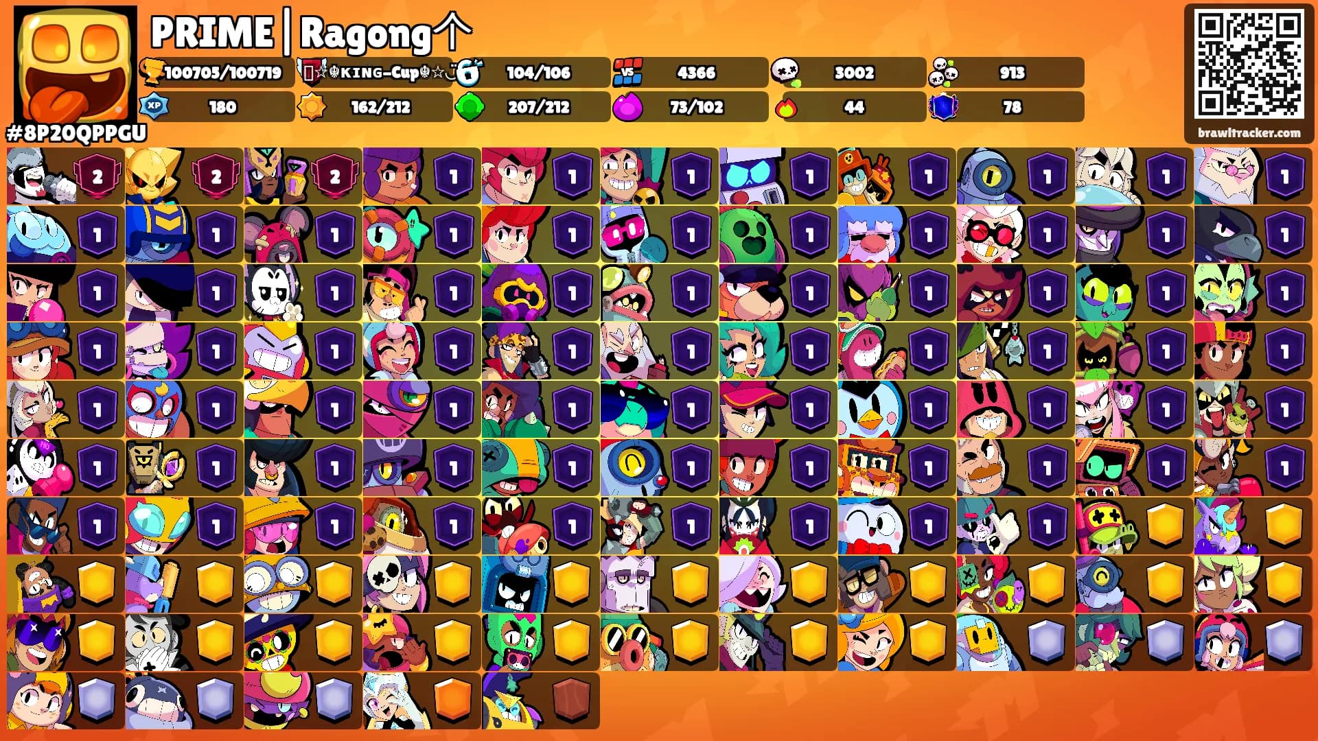 PRIME|Ragong个's Ranks