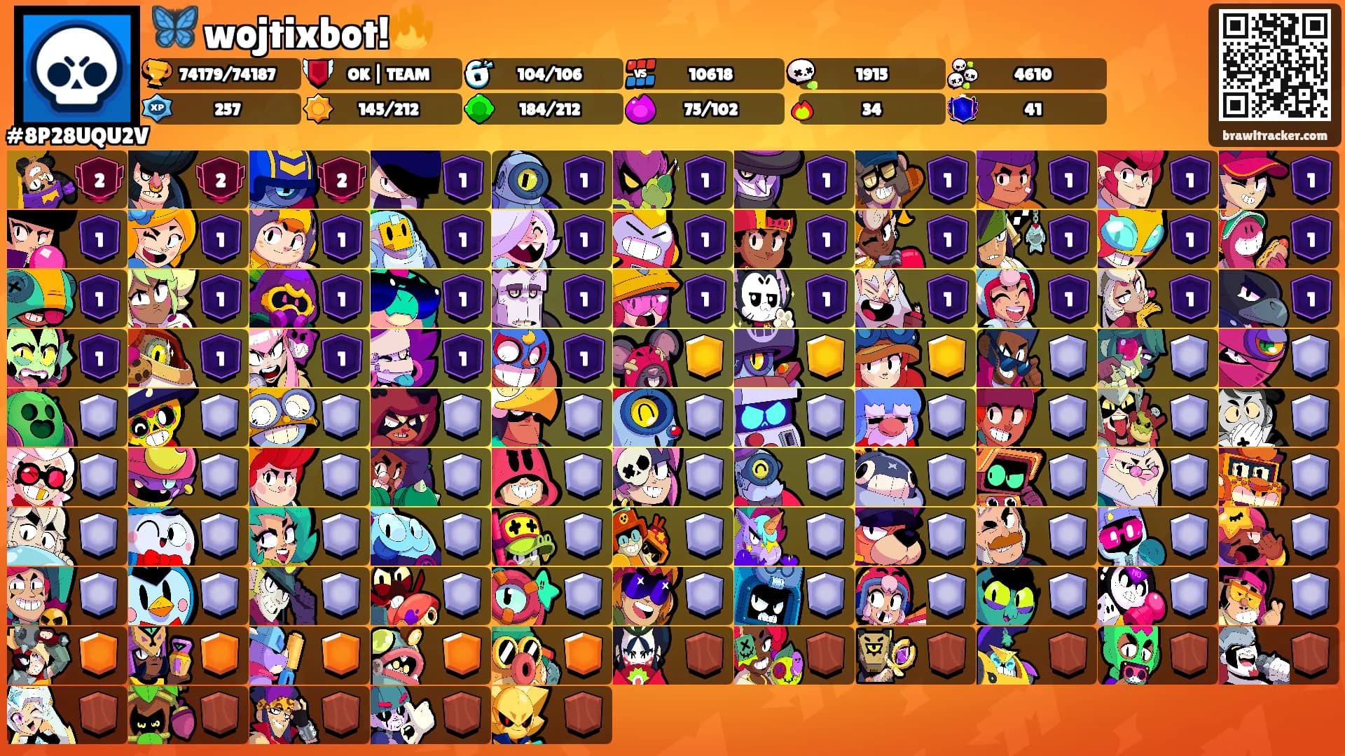🦋 wojtixbot!🔥's Ranks
