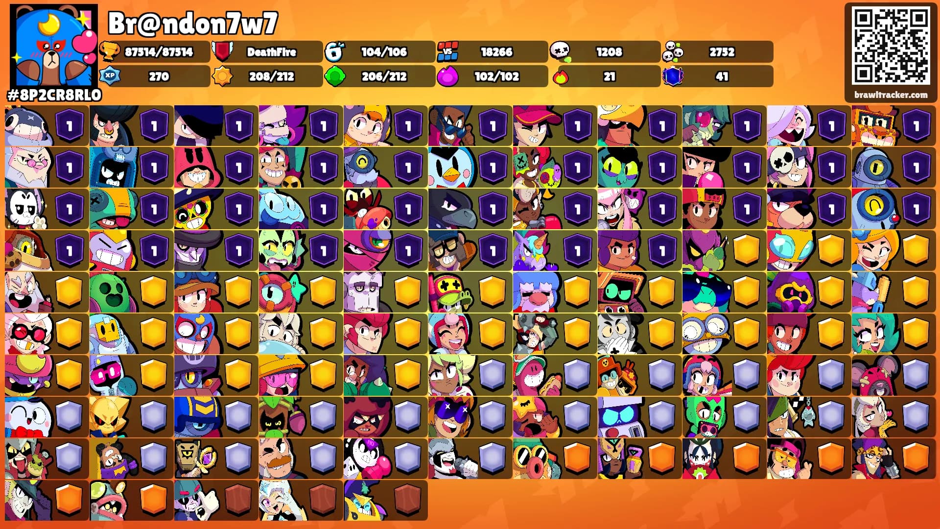 Br@ndon7w7's Ranks