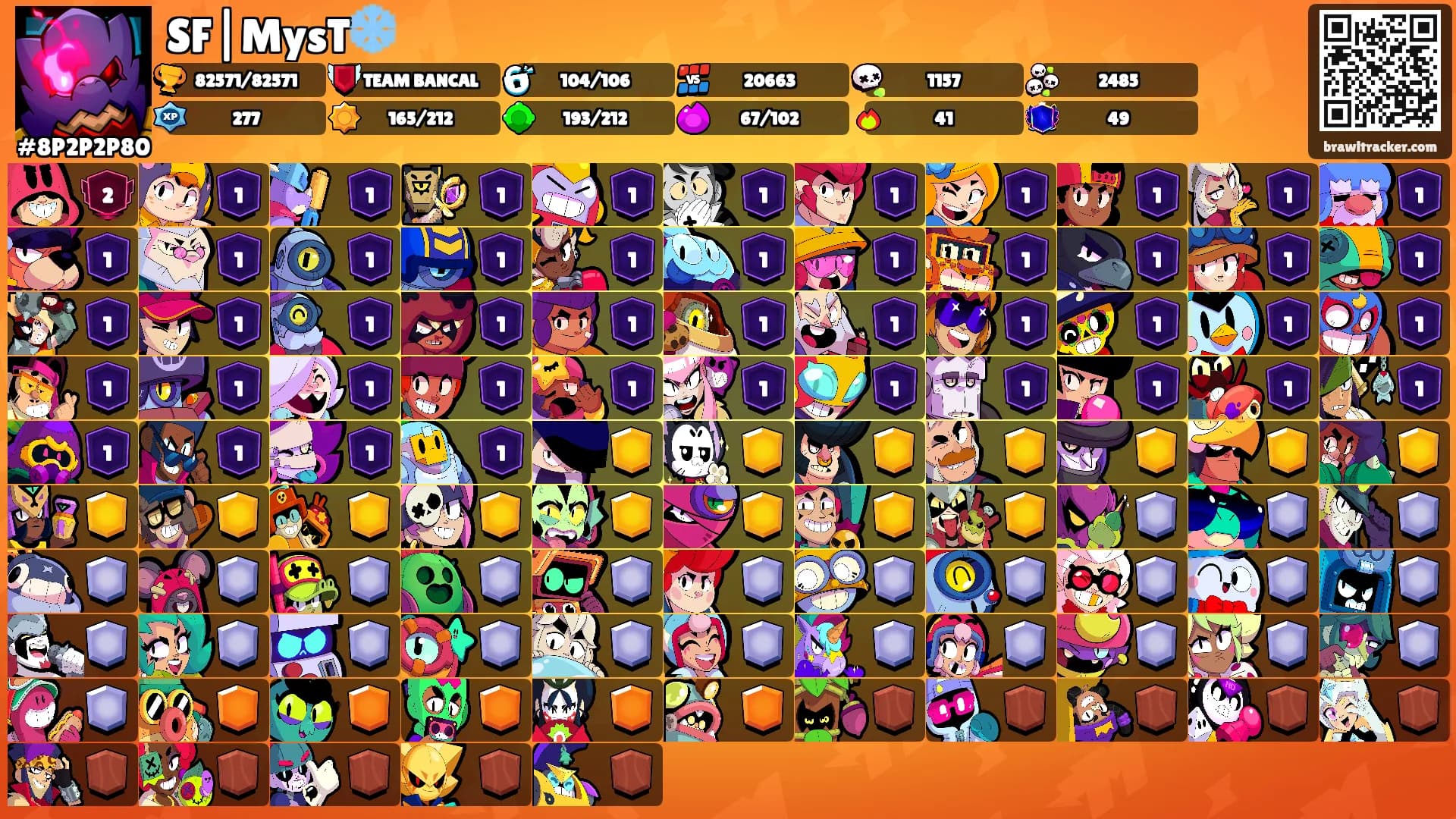 SF|MysT❄️'s Ranks