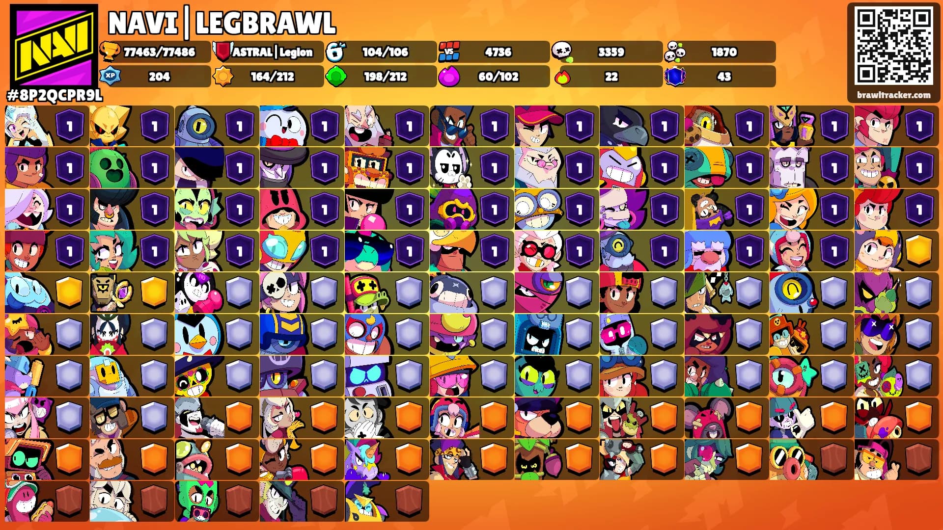 NAVI|LEGBRAWL's Ranks