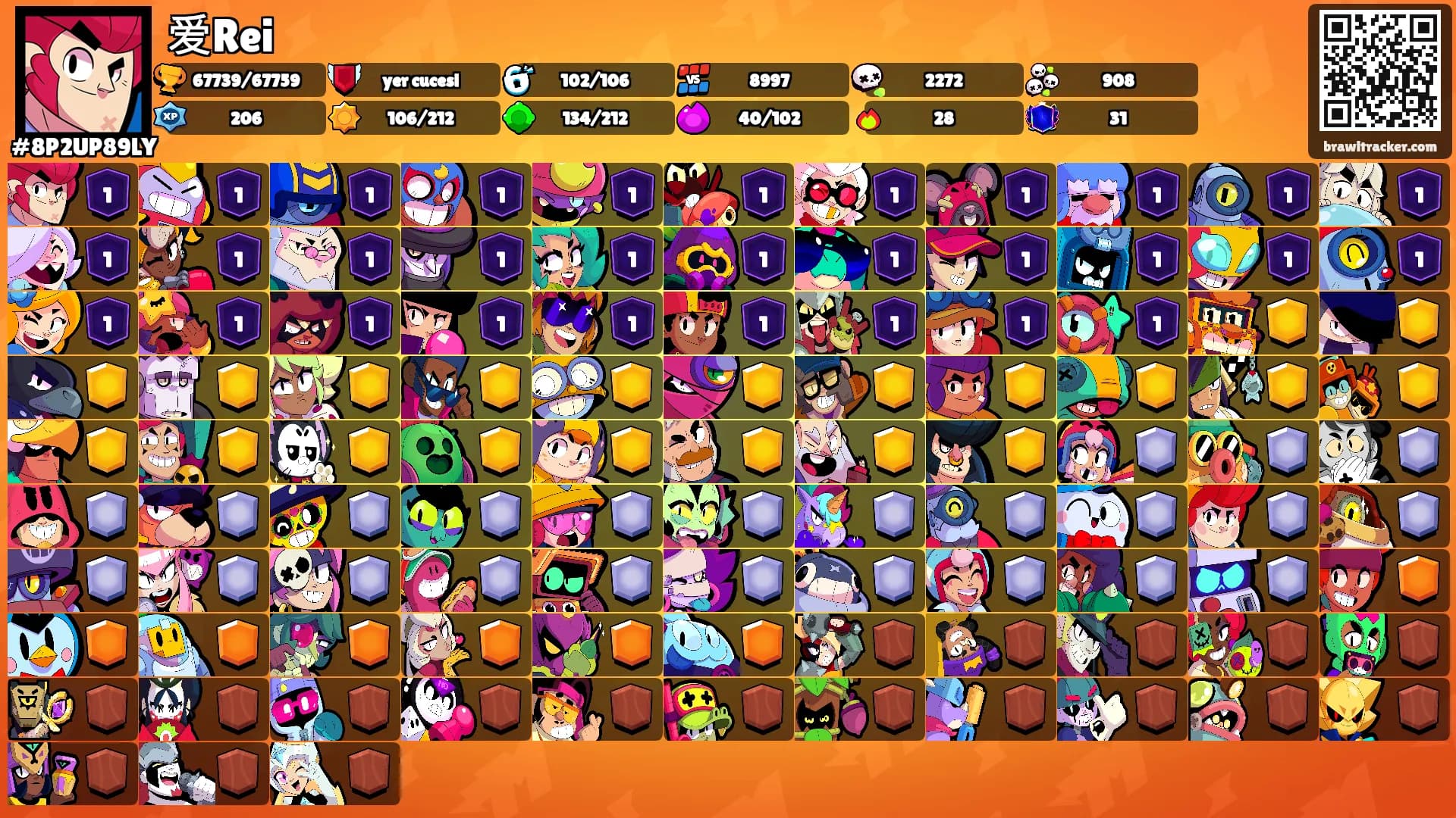 爱Rei's Ranks