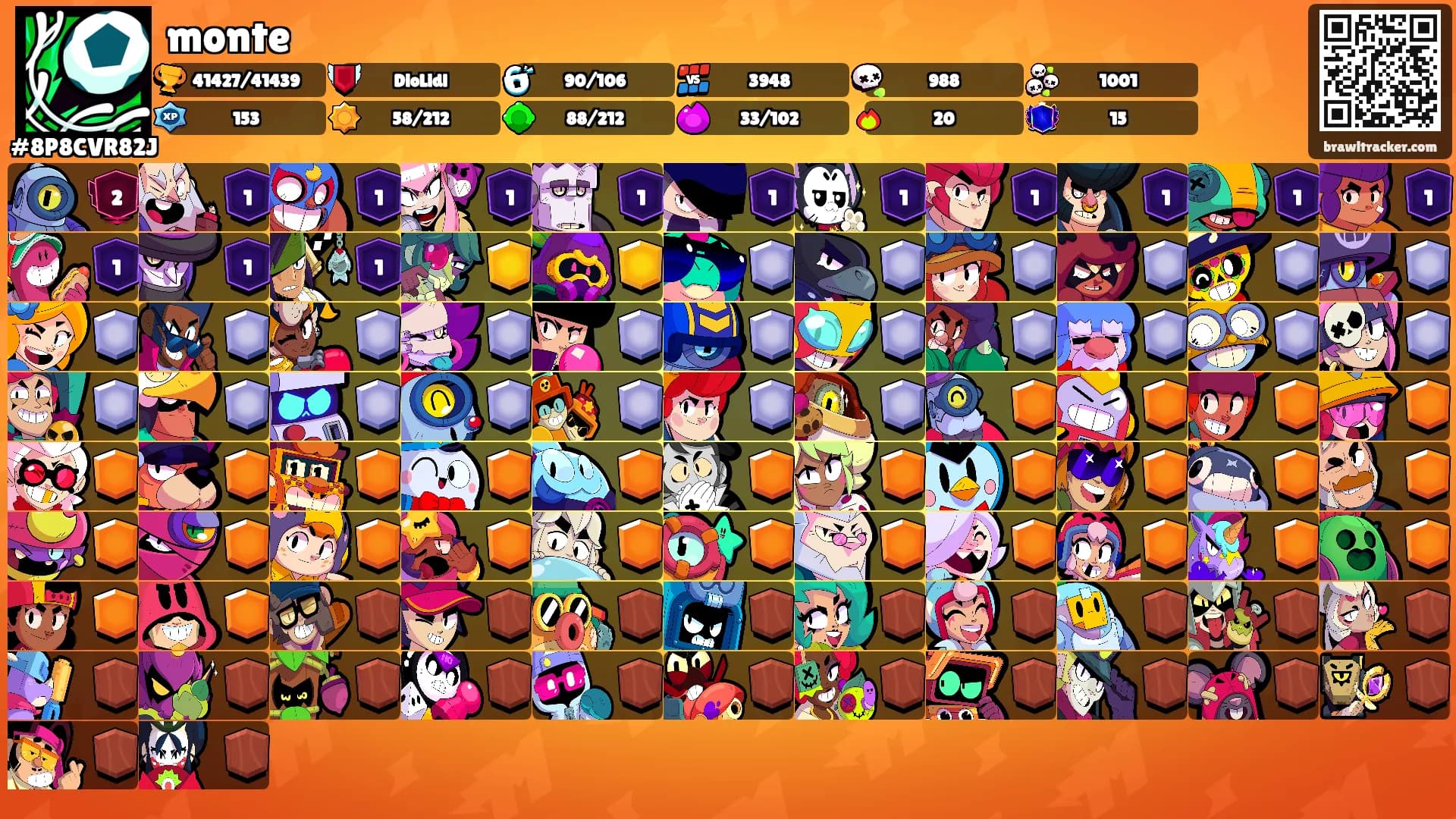 monte's Ranks
