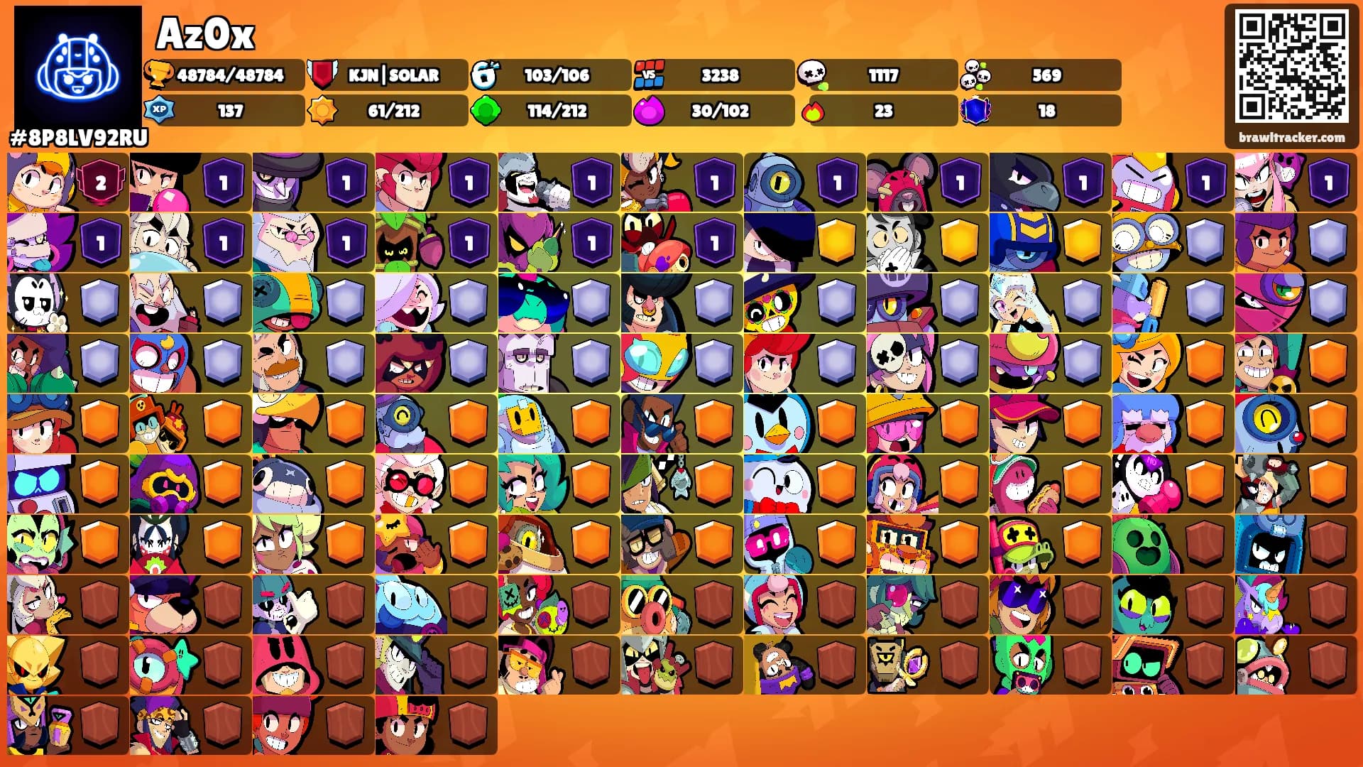 Az0x's Ranks