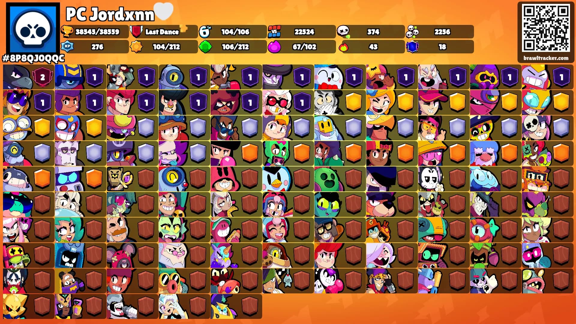 PC Jordxnn🤍's Ranks