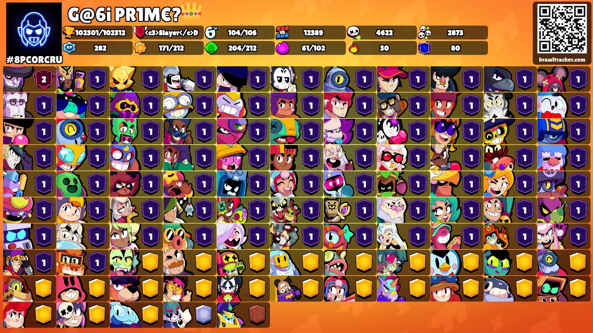 G@6i PR1M€?👑's Ranks