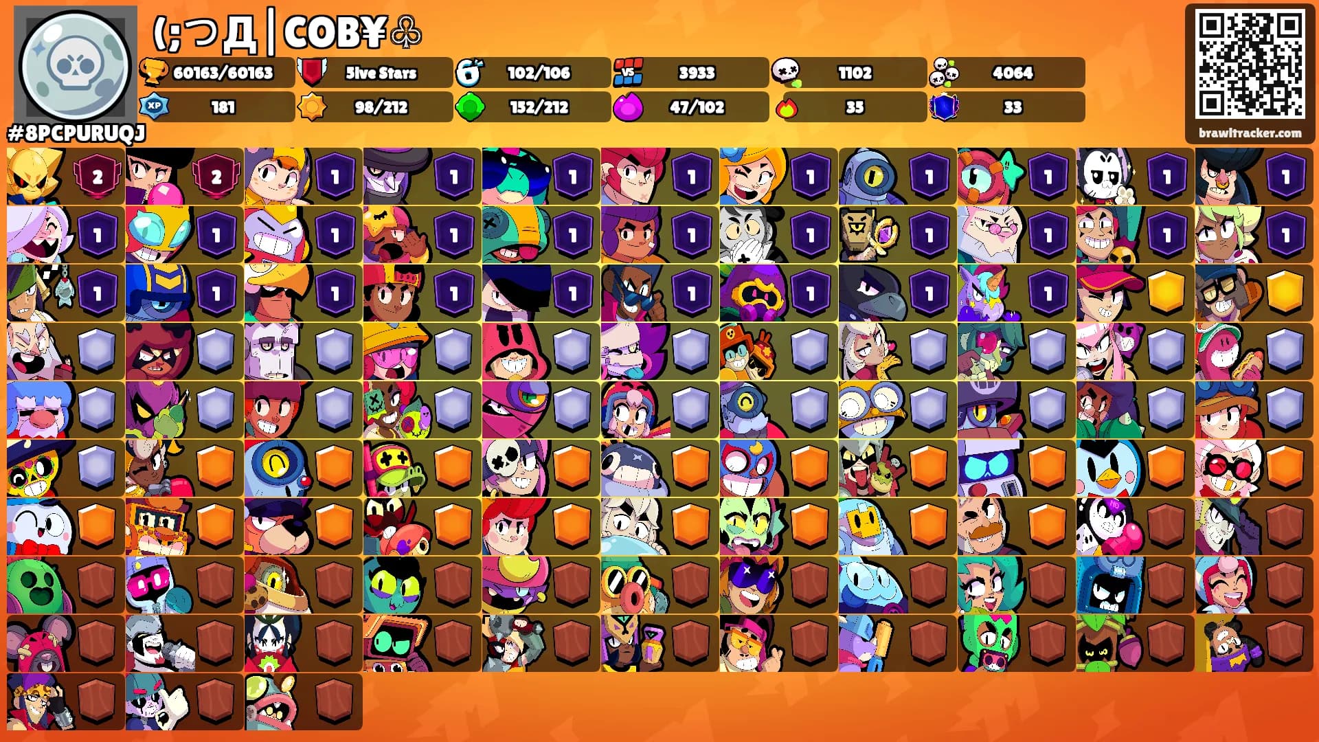 (;つД|COB¥♧'s Ranks