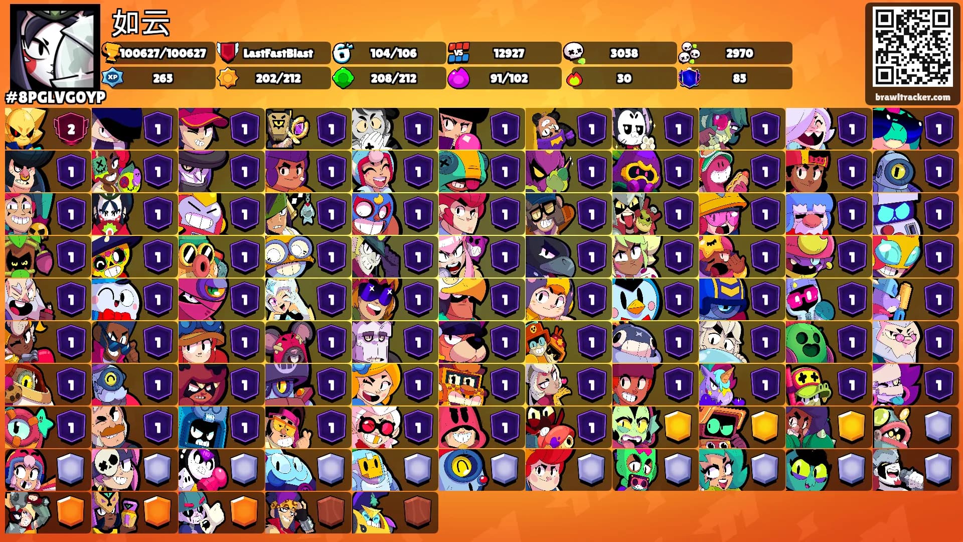 如云's Ranks