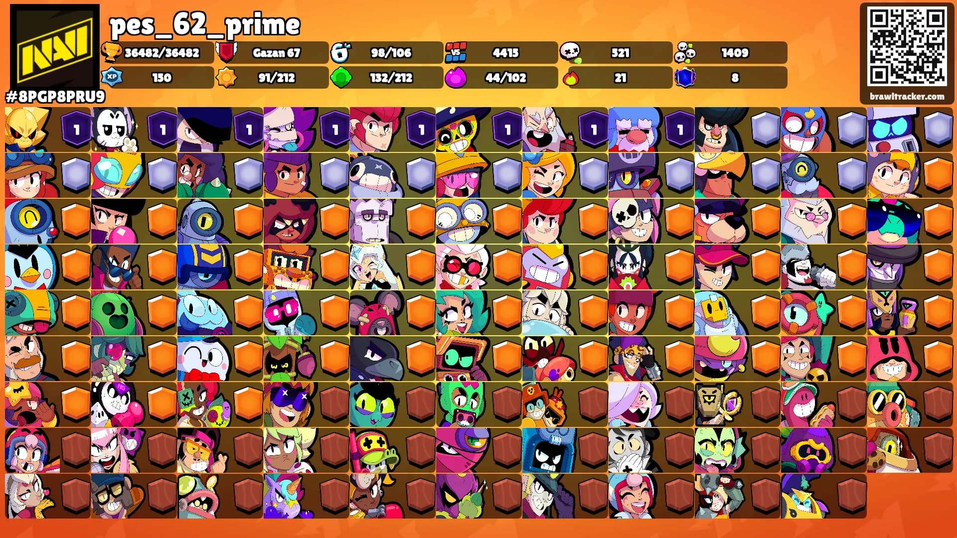 pes_62_prime's Ranks