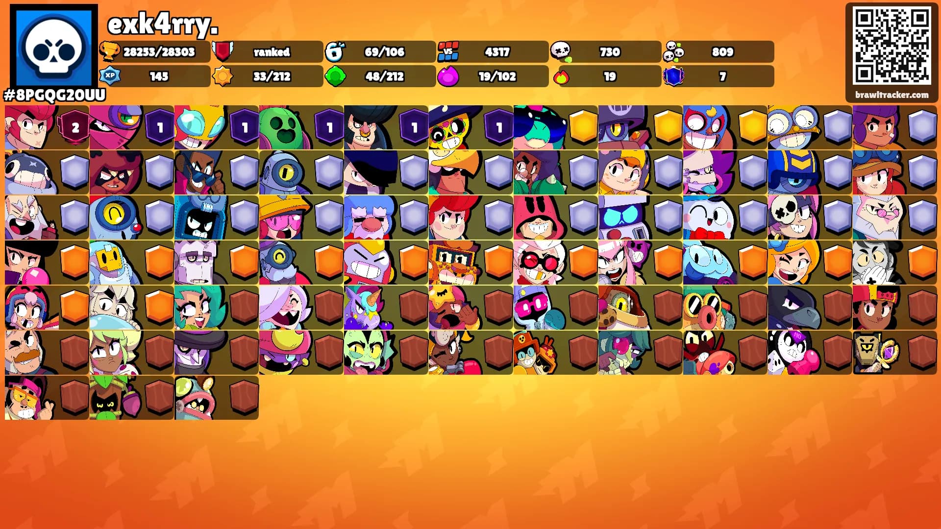 exk4rry.'s Ranks