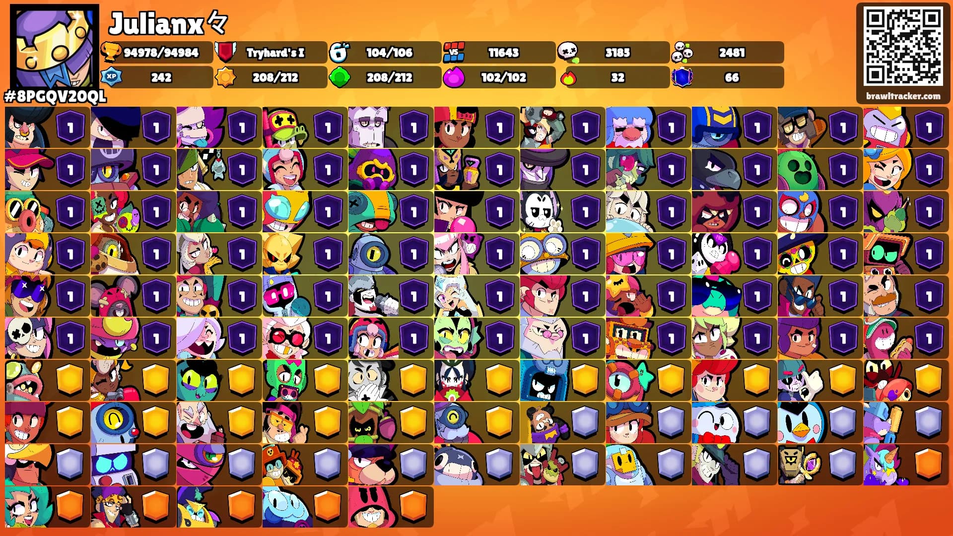 Julianx々's Ranks