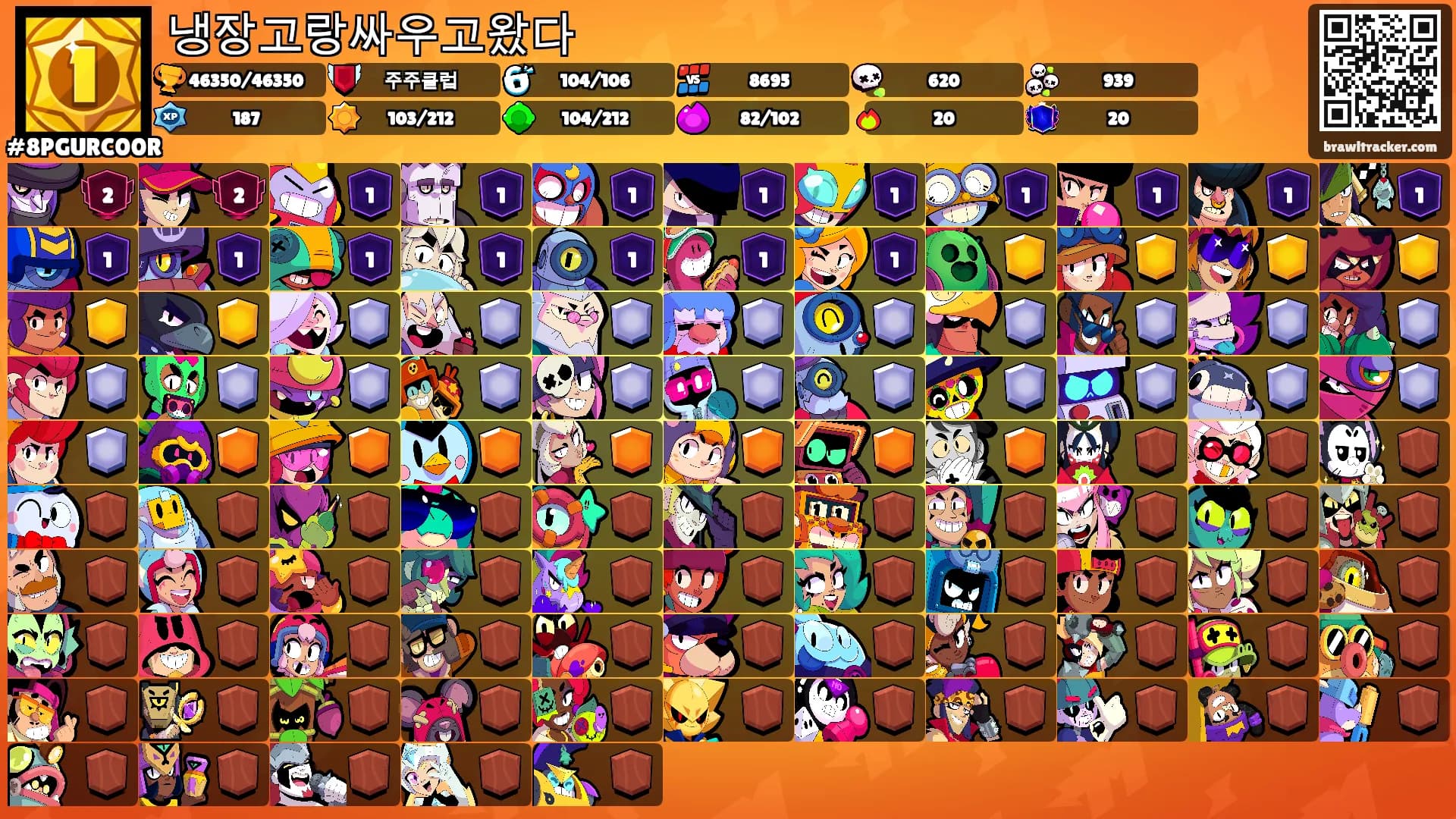 냉장고랑싸우고왔다's Ranks