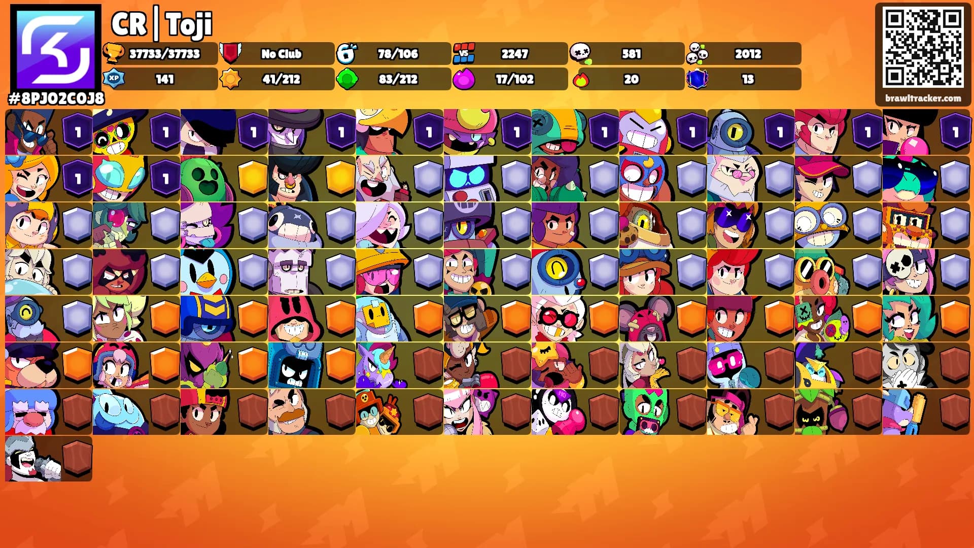 CR|Toji's Ranks
