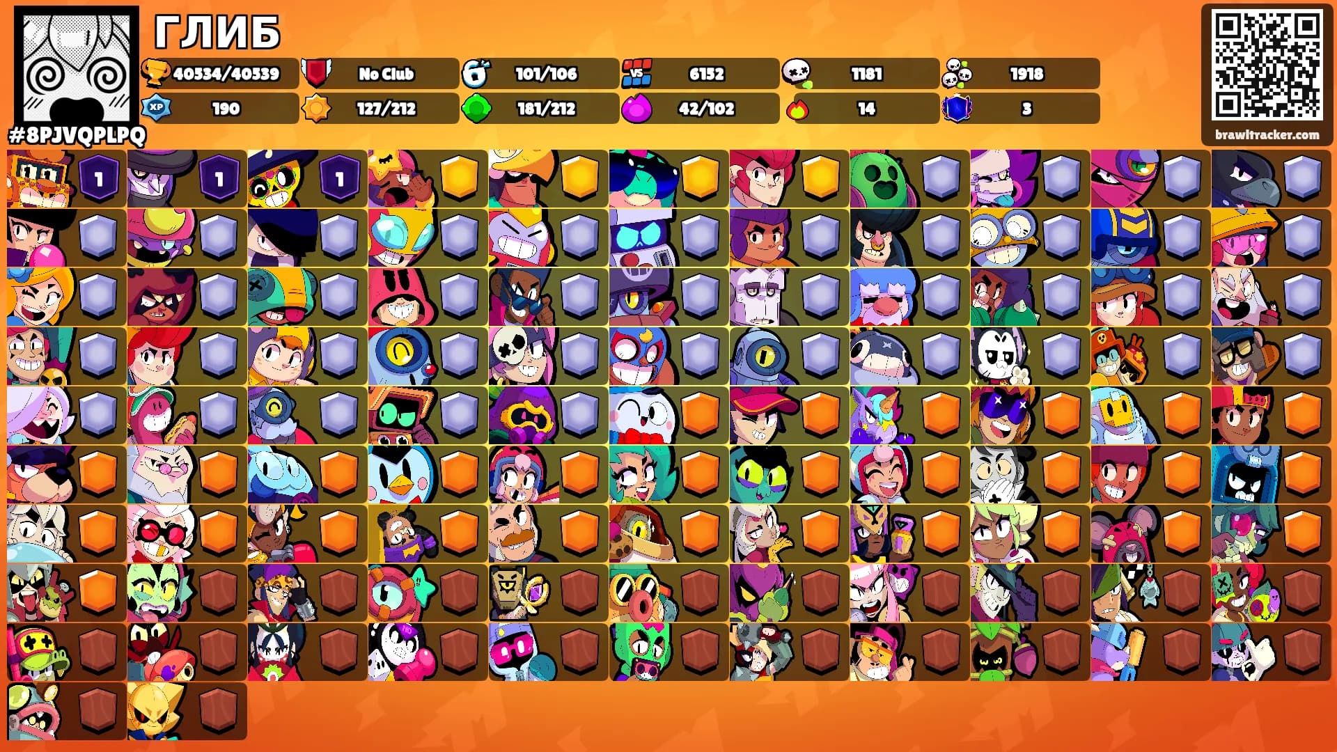 ГЛИБ's Ranks