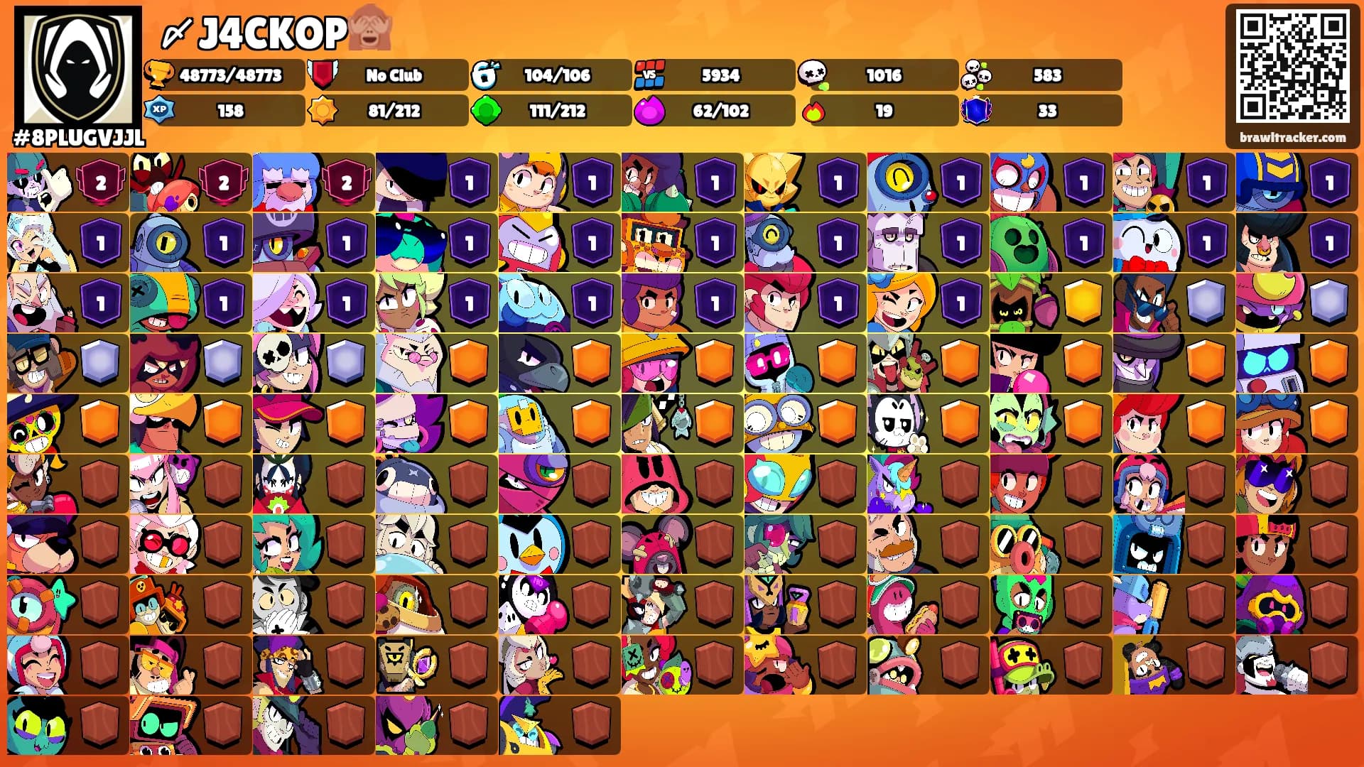 〆J4CKOP🙈's Ranks