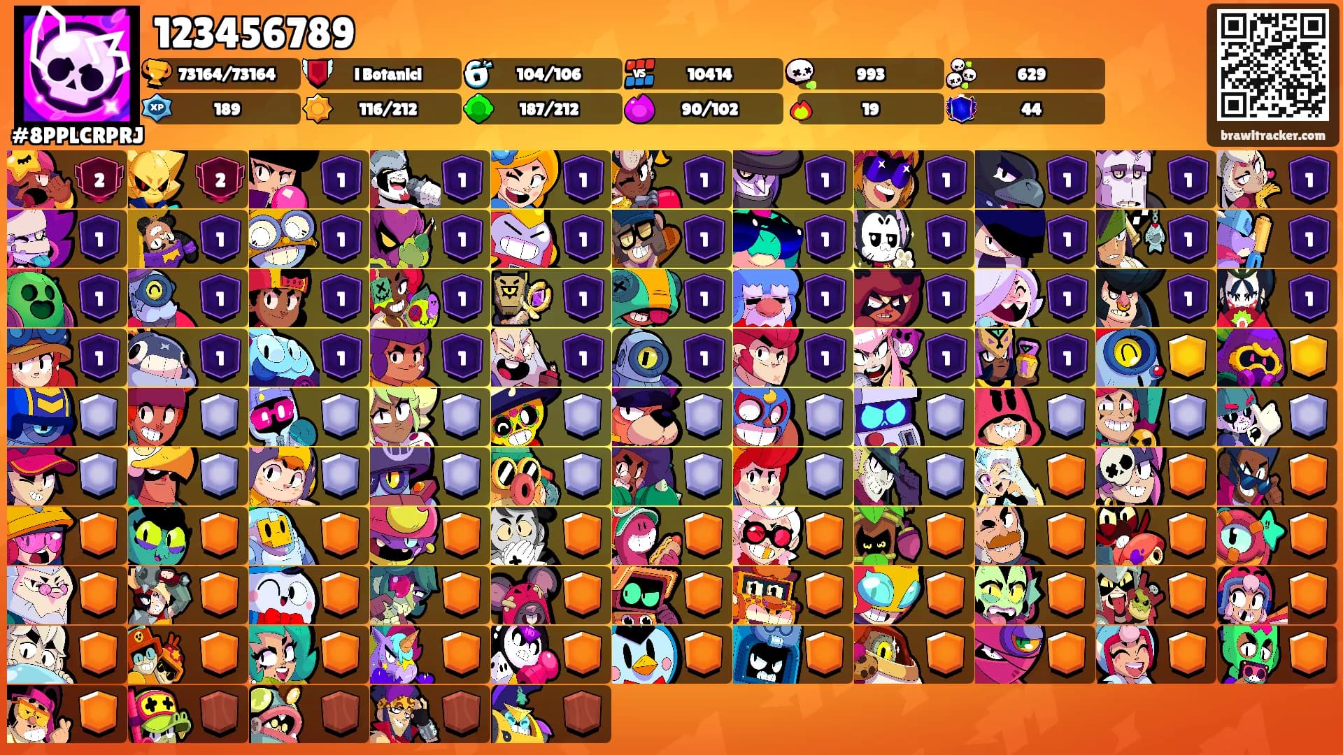 123456789's Ranks