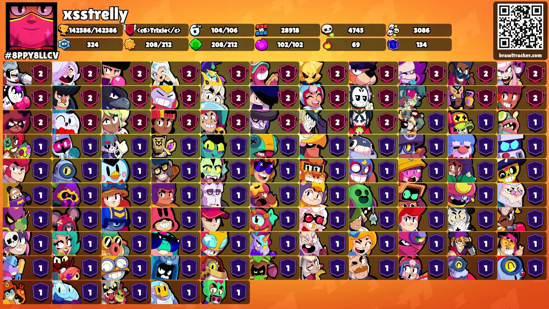 xsstrelly's Ranks