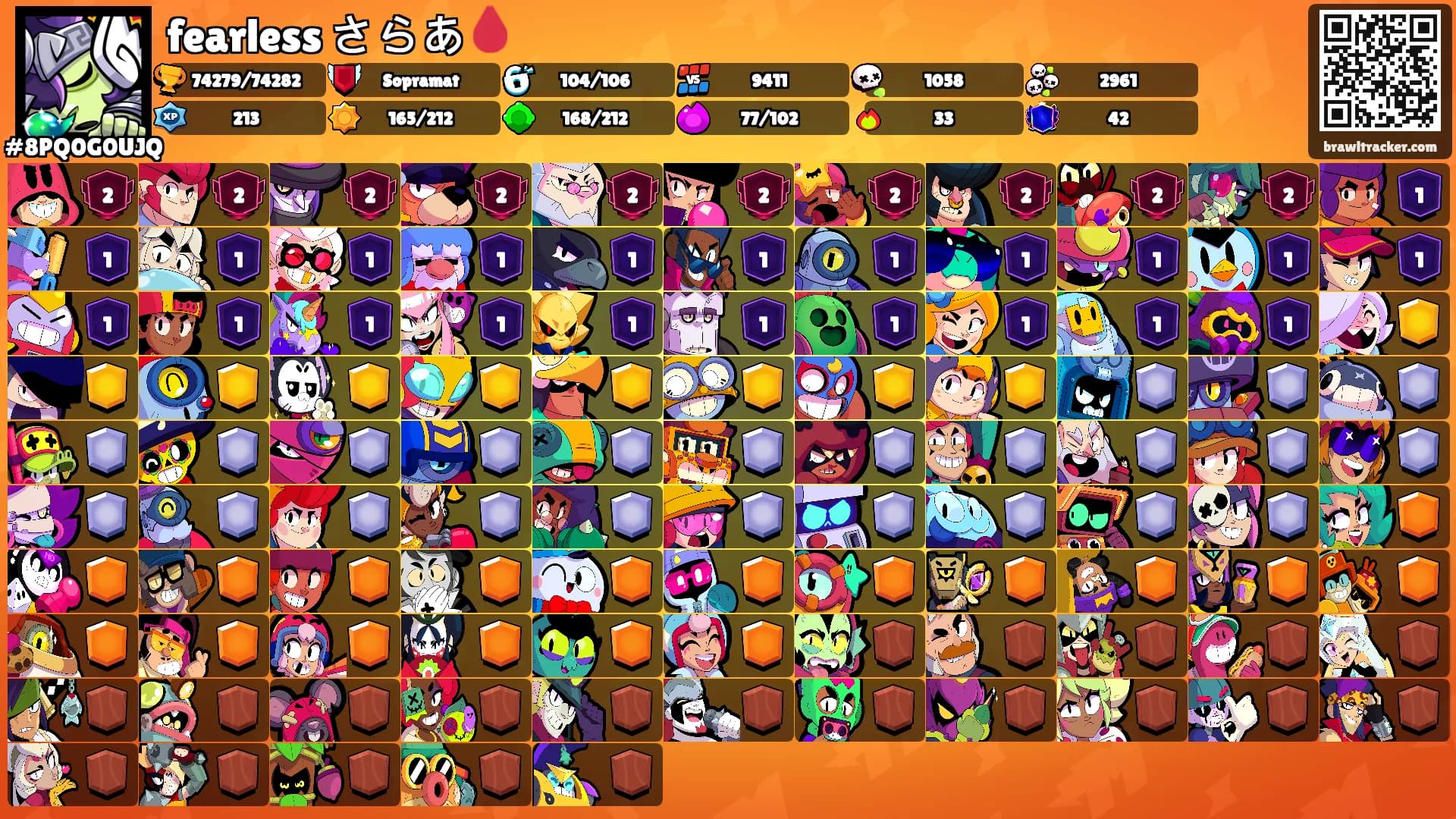 fearless さらあ🩸's Ranks