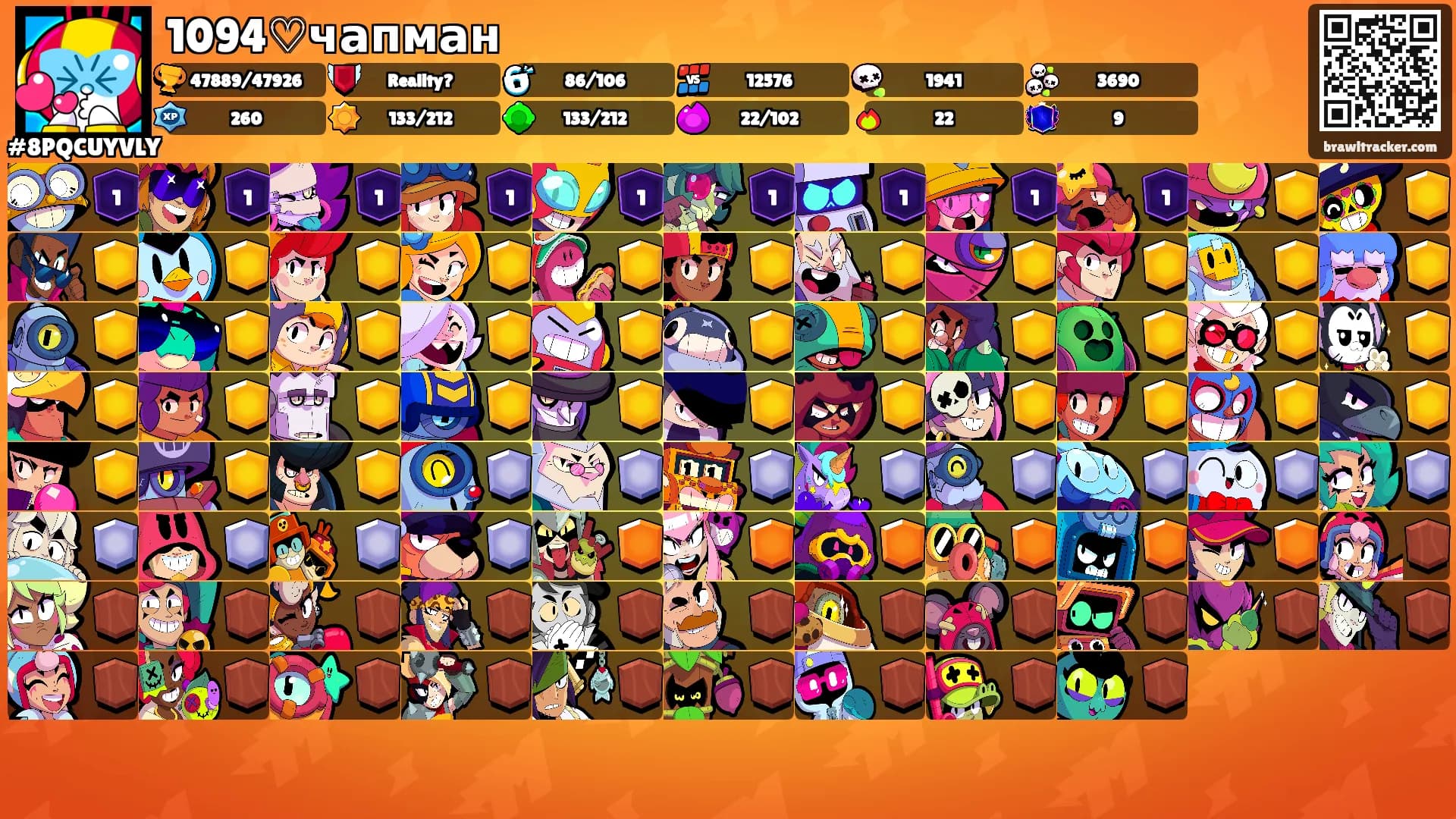 1094♡чапман's Ranks