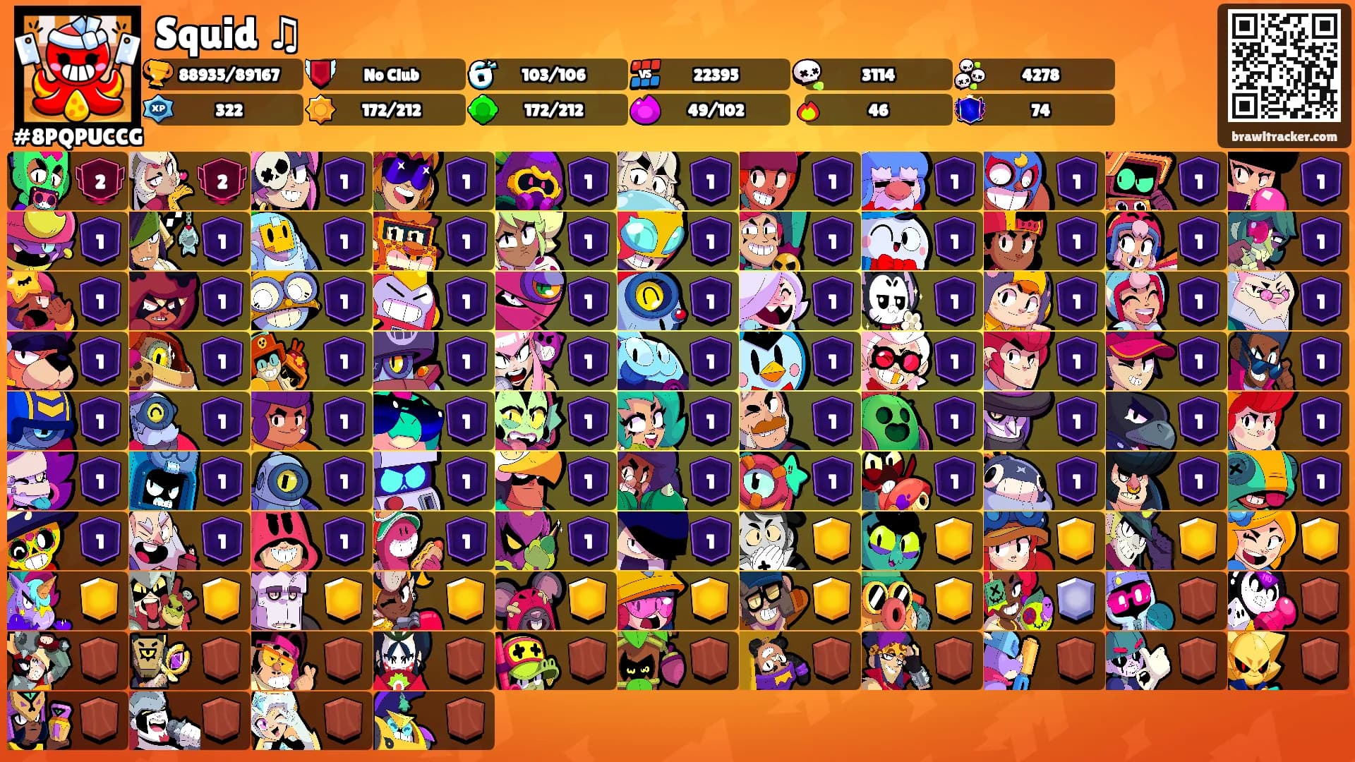 Squid ♫'s Ranks