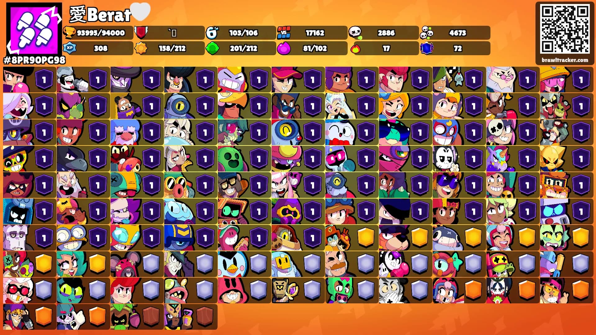 愛Berat🤍's Ranks