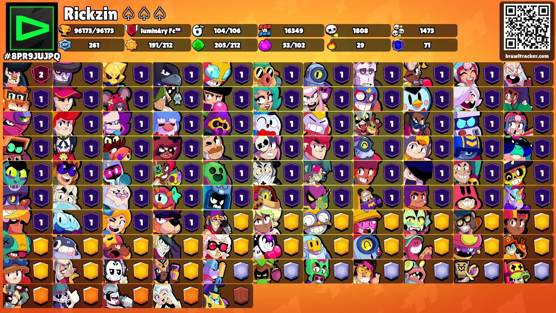 Rickzin ♤♤♤'s Ranks